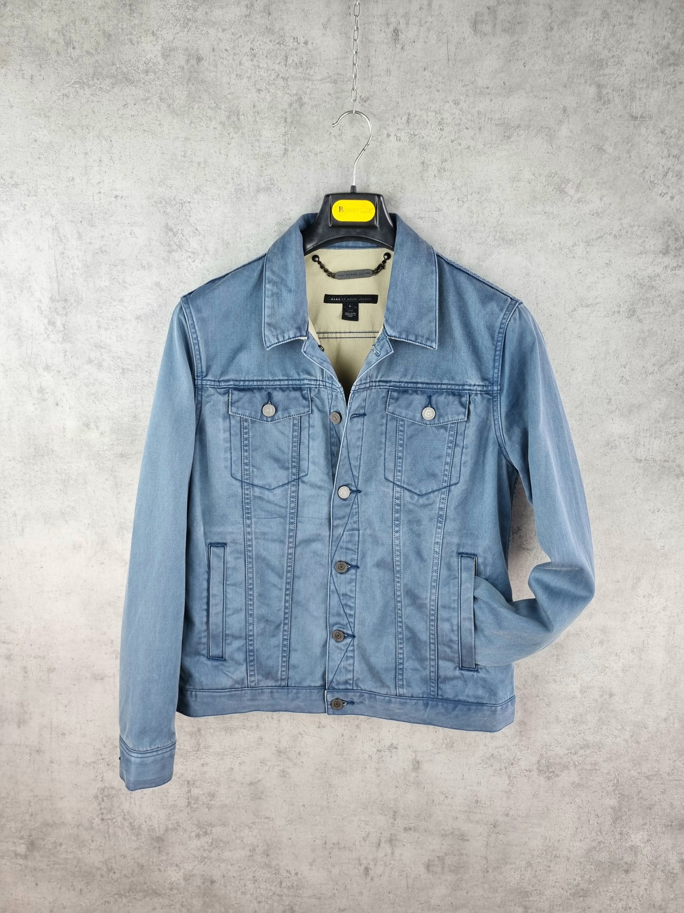 Marc by Marc Jacobs × Vintage Rare Marc Jacobs Periwinkle Blue multi Light Jacket Size US M / EU 48-50 / 2 - 11 Thumbnail