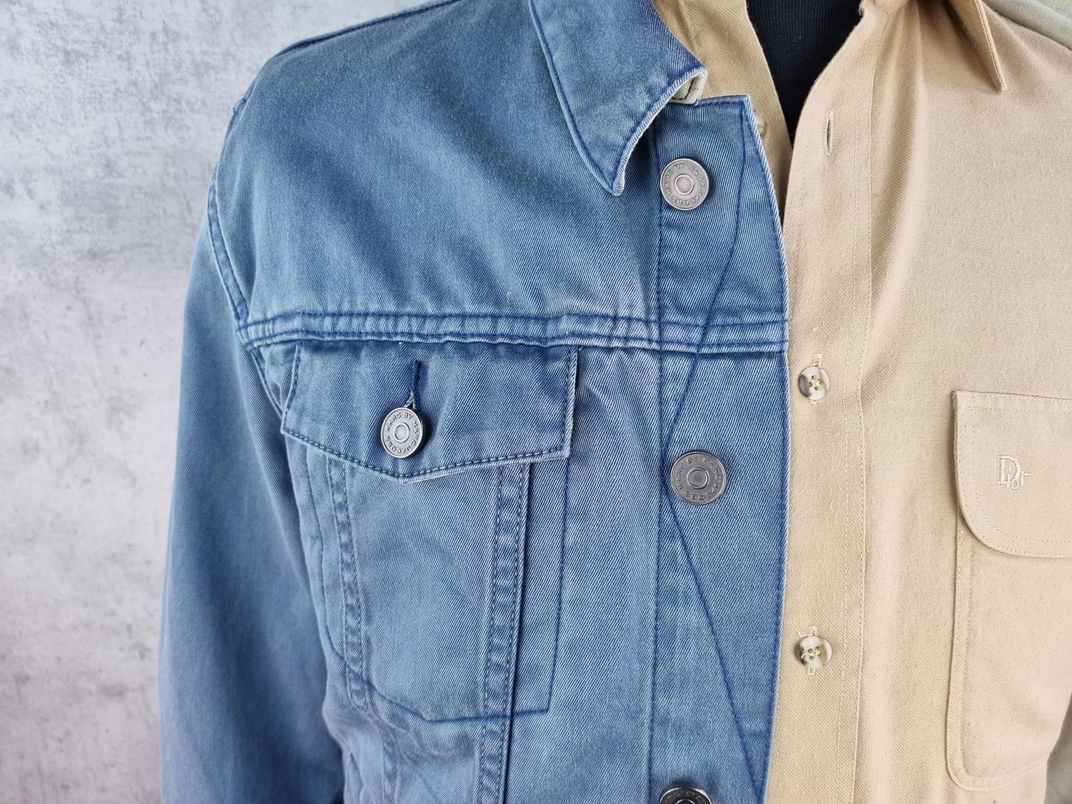 Marc by Marc Jacobs × Vintage Rare Marc Jacobs Periwinkle Blue multi Light Jacket Size US M / EU 48-50 / 2 - 5 Thumbnail