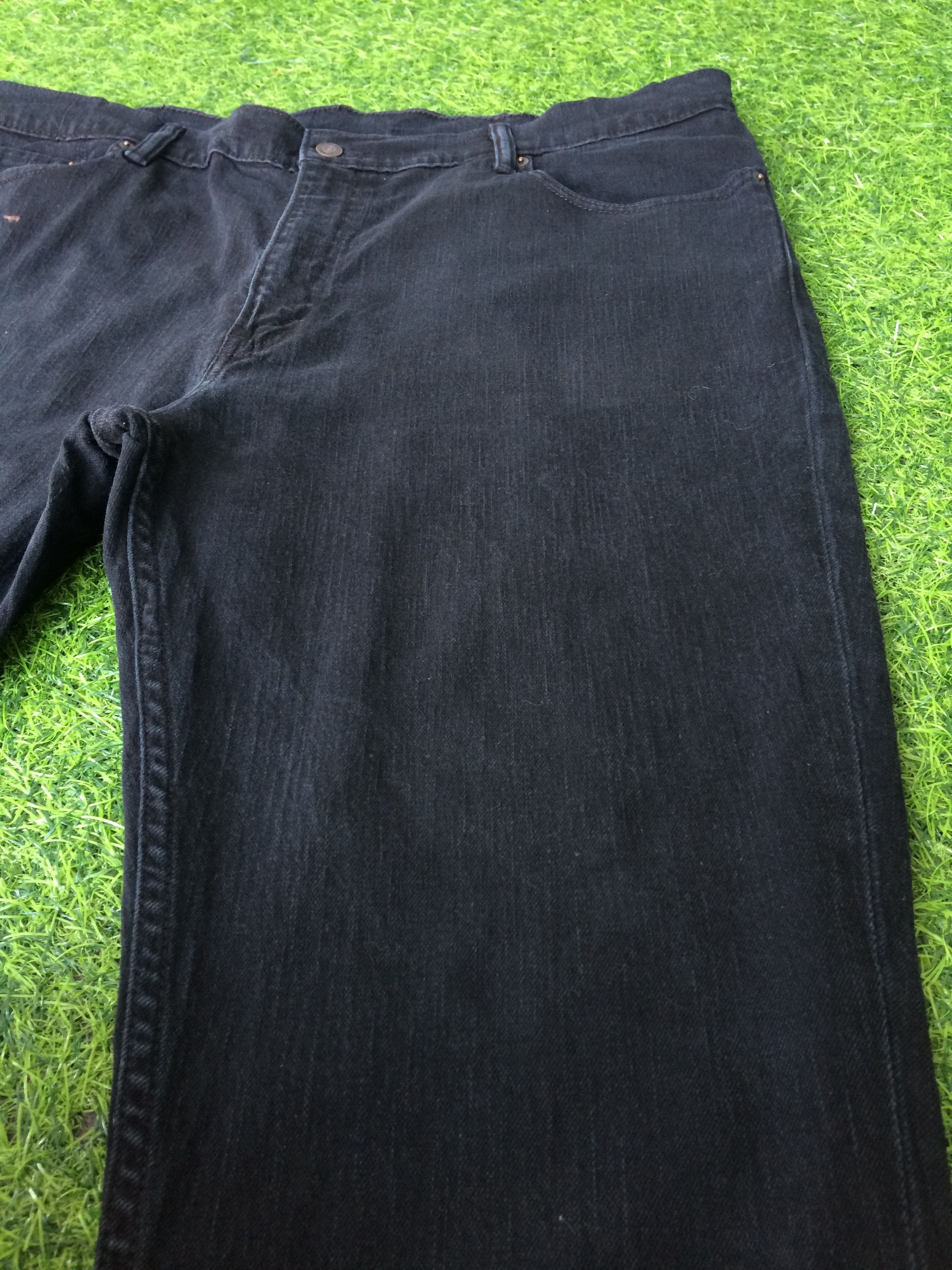 Jean × Unsound Rags Distressed Black Levis 511 Stretch Jeans B-478 Size US 42 / EU 58 - 4 Thumbnail