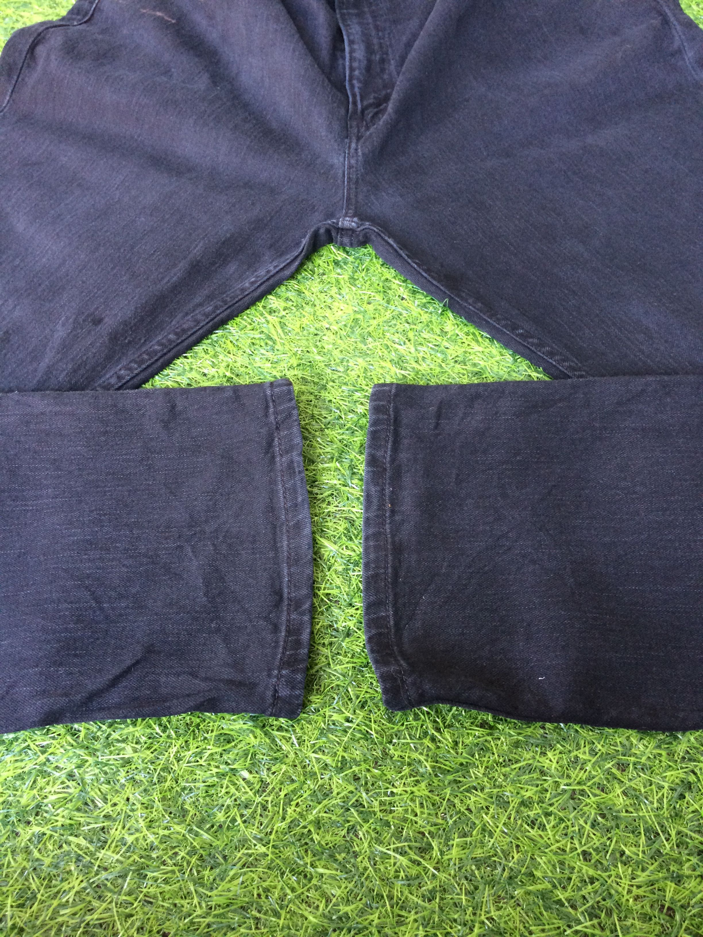 Jean × Unsound Rags Distressed Black Levis 511 Stretch Jeans B-478 Size US 42 / EU 58 - 6 Thumbnail