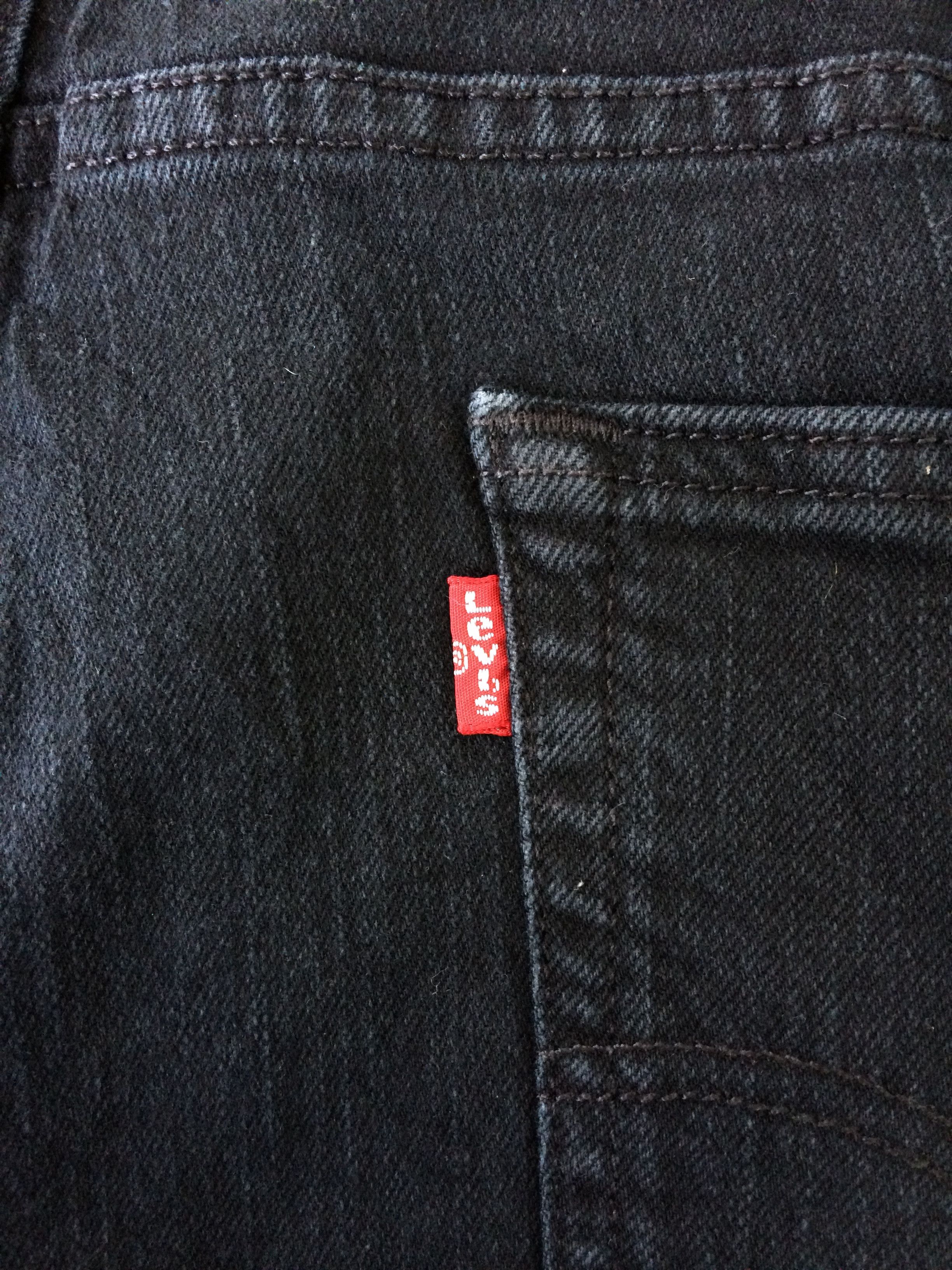 Jean × Unsound Rags Distressed Black Levis 511 Stretch Jeans B-478 Size US 42 / EU 58 - 10 Thumbnail