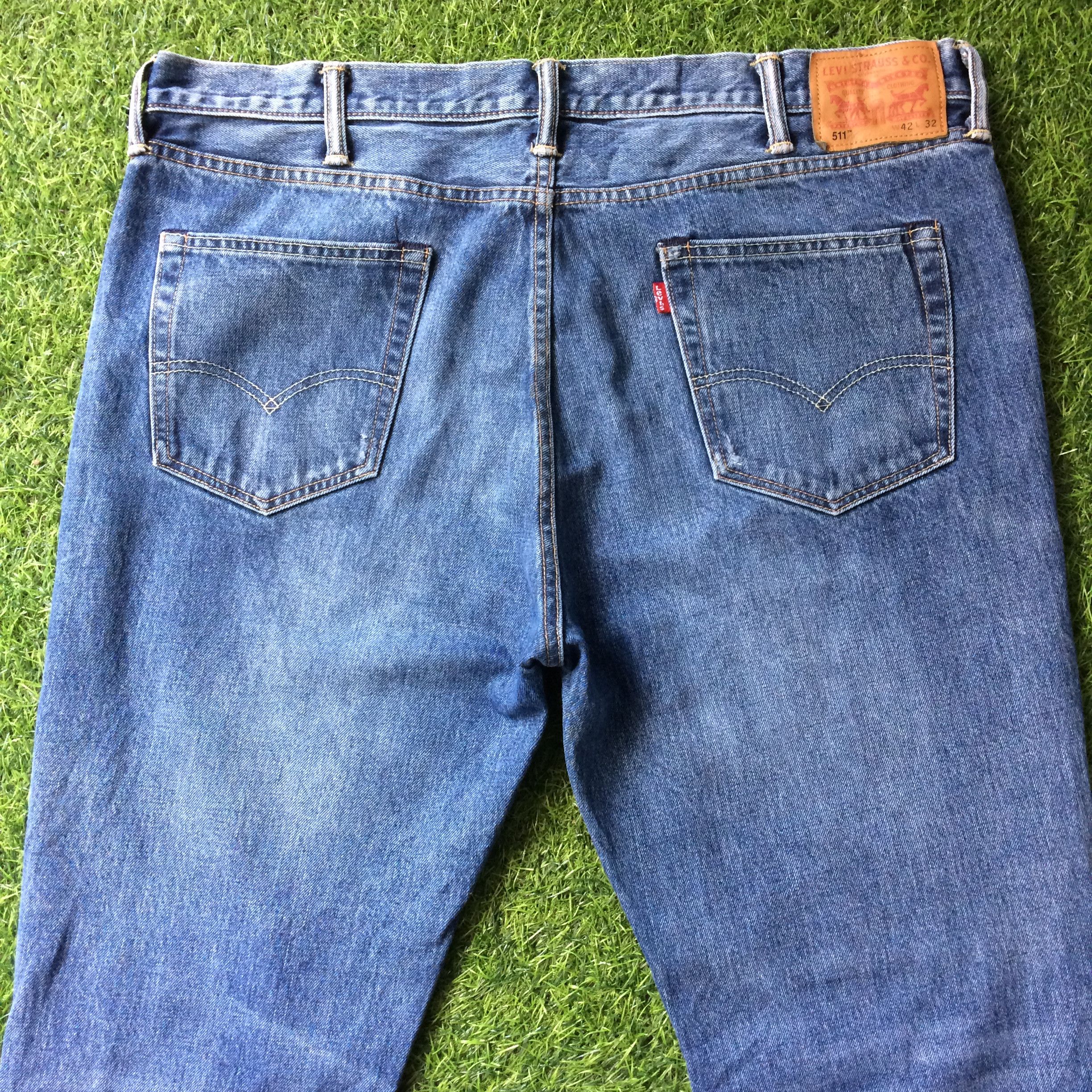 Jean × Levi's × Unsound Rags Distressed Levis 511 Ripped Jeans B-605 Size US 41 - 4 Thumbnail