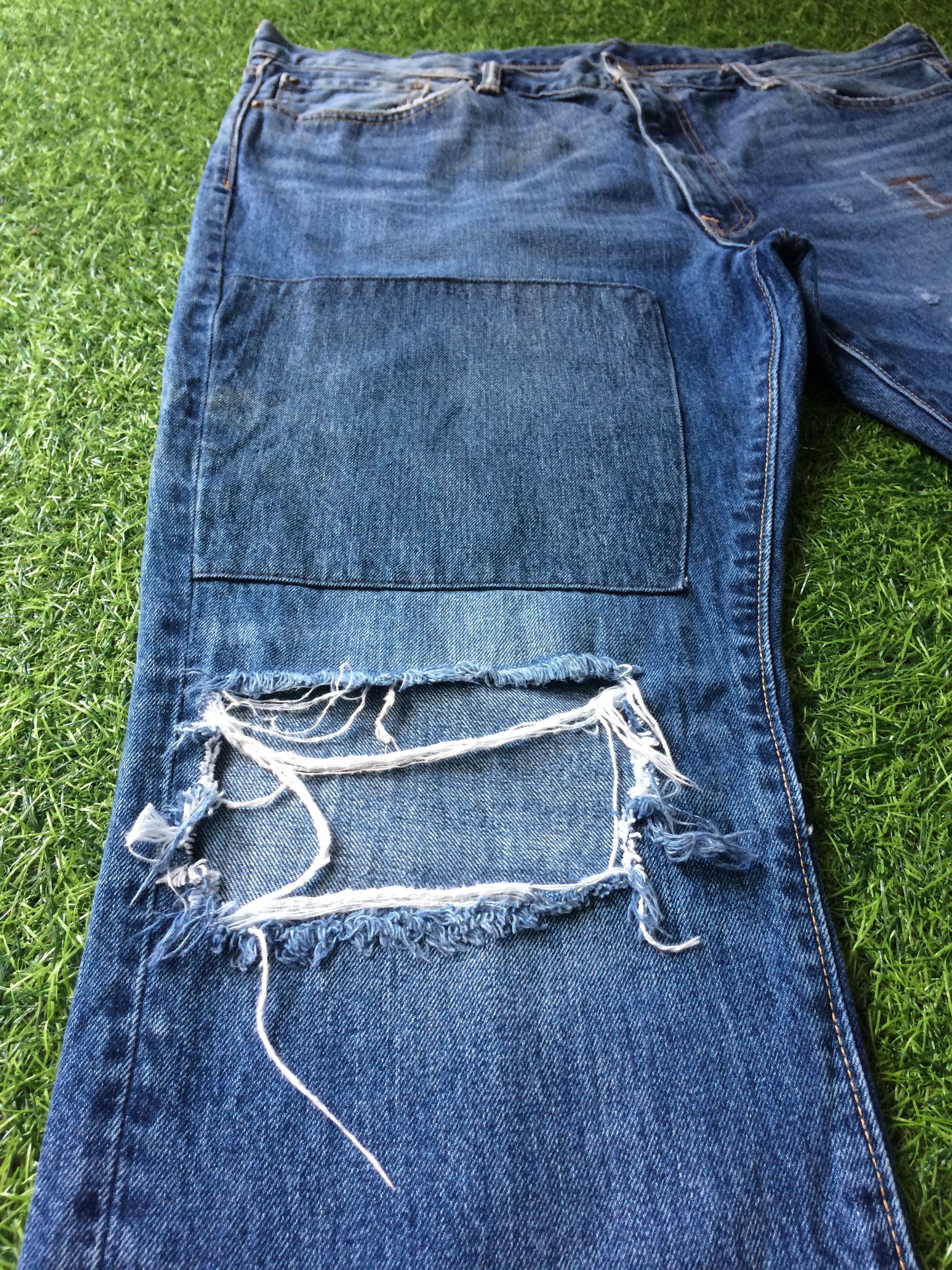 Jean × Levi's × Unsound Rags Distressed Levis 511 Ripped Jeans B-605 Size US 41 - 5 Thumbnail