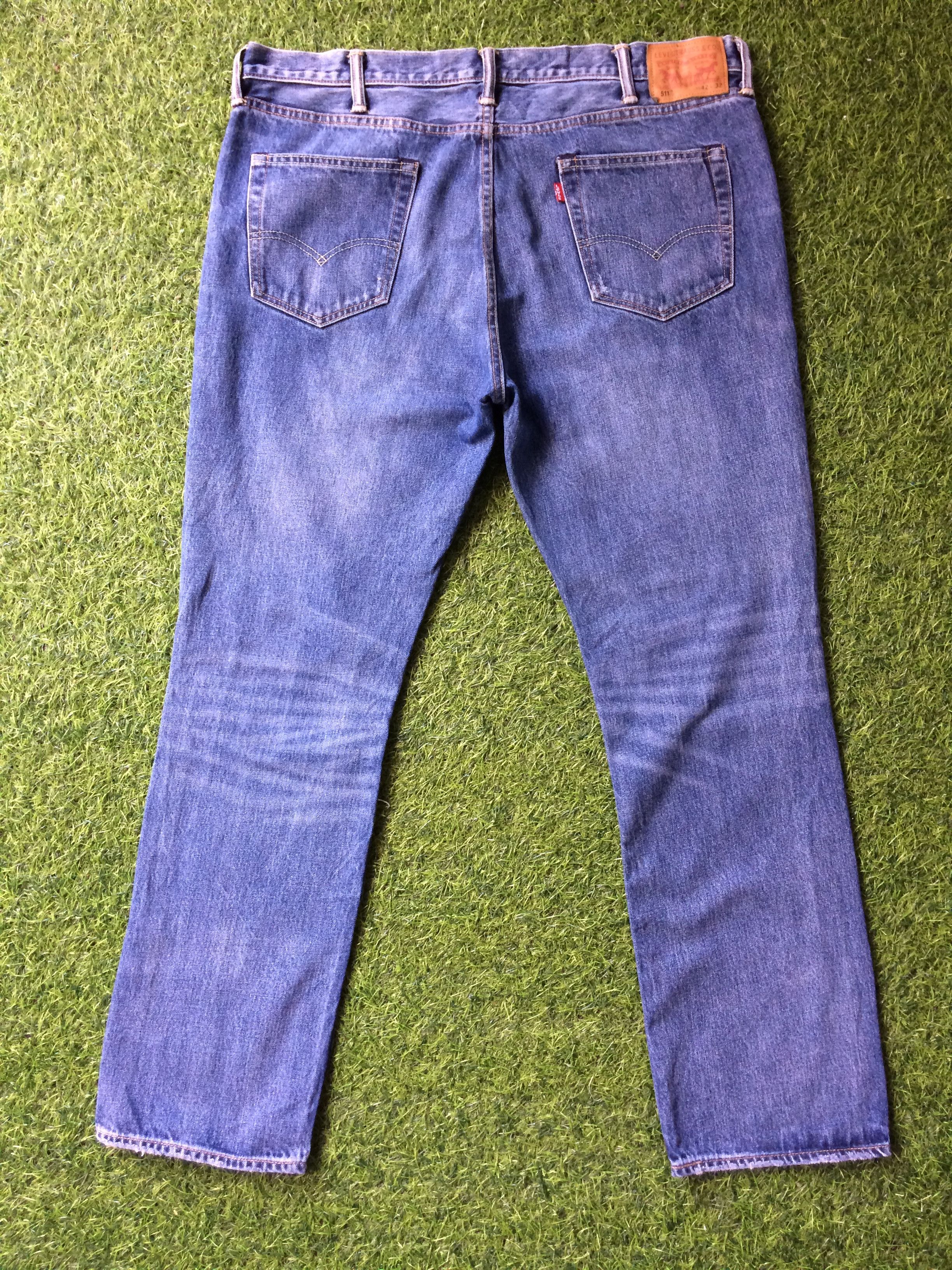 Jean × Levi's × Unsound Rags Distressed Levis 511 Ripped Jeans B-605 Size US 41 - 2 Thumbnail