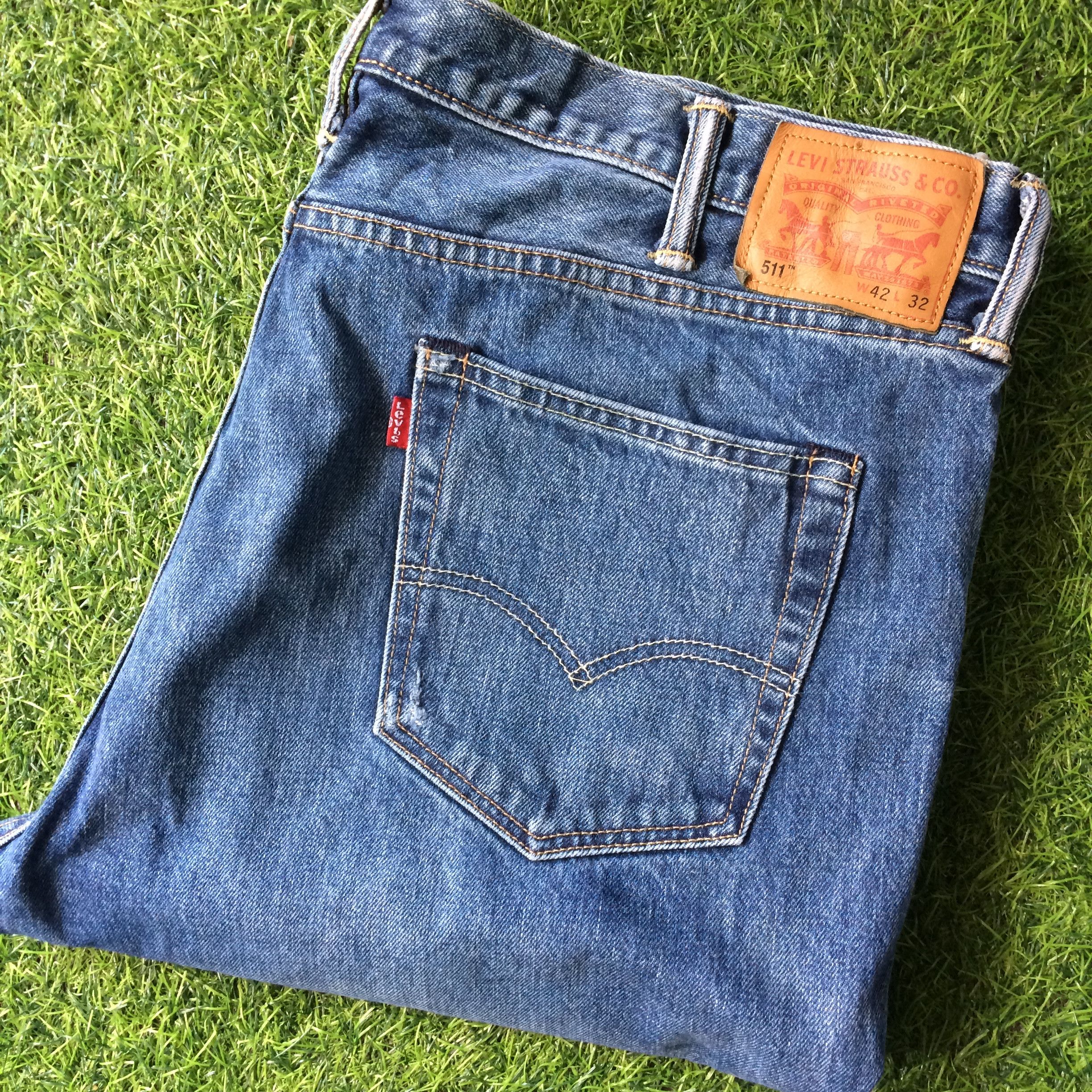 Jean × Levi's × Unsound Rags Distressed Levis 511 Ripped Jeans B-605 Size US 41 - 9 Thumbnail