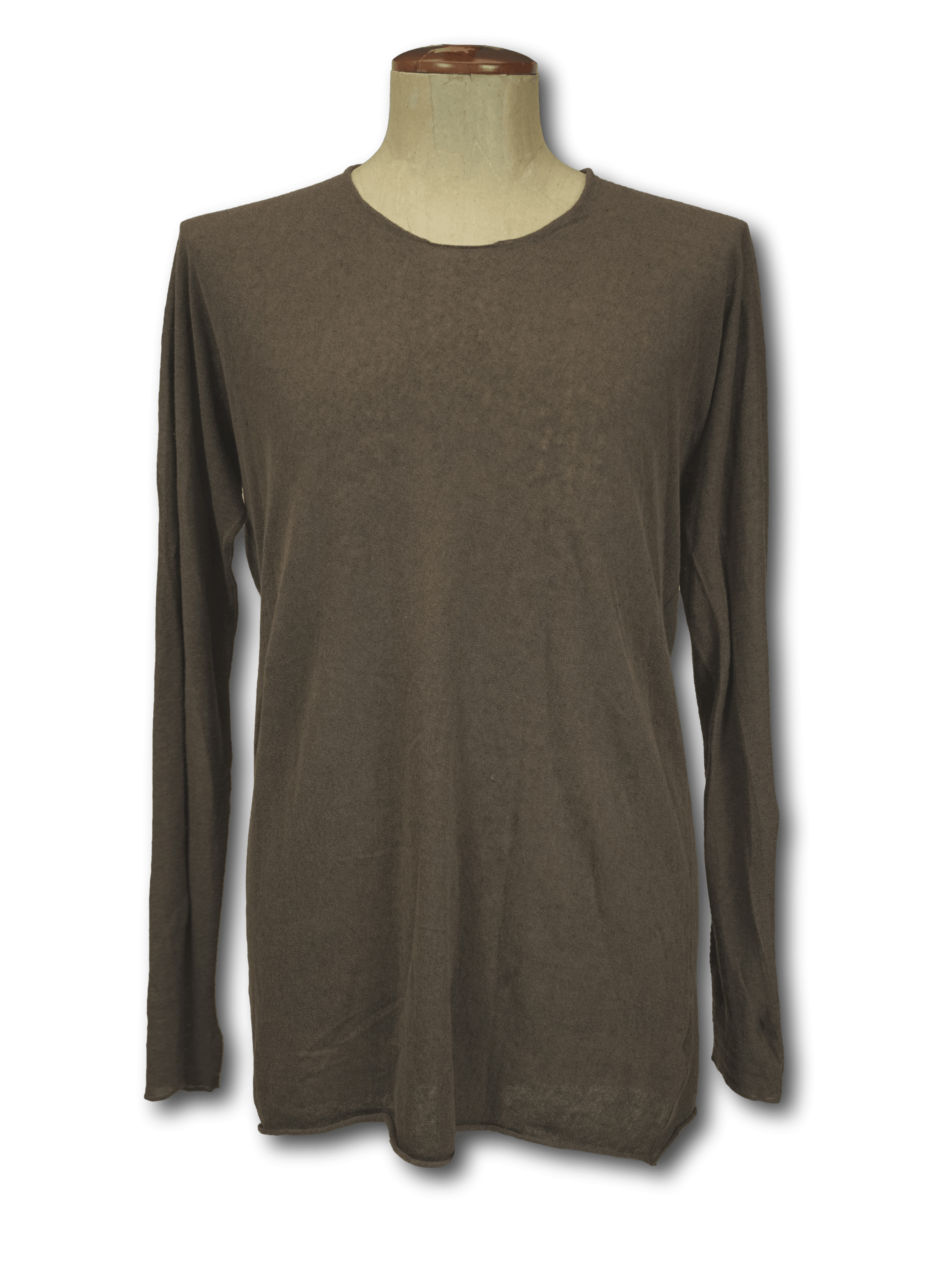 image of Label Under Construction +$500 Arched Sweater in Grey, Men's (Size Large)