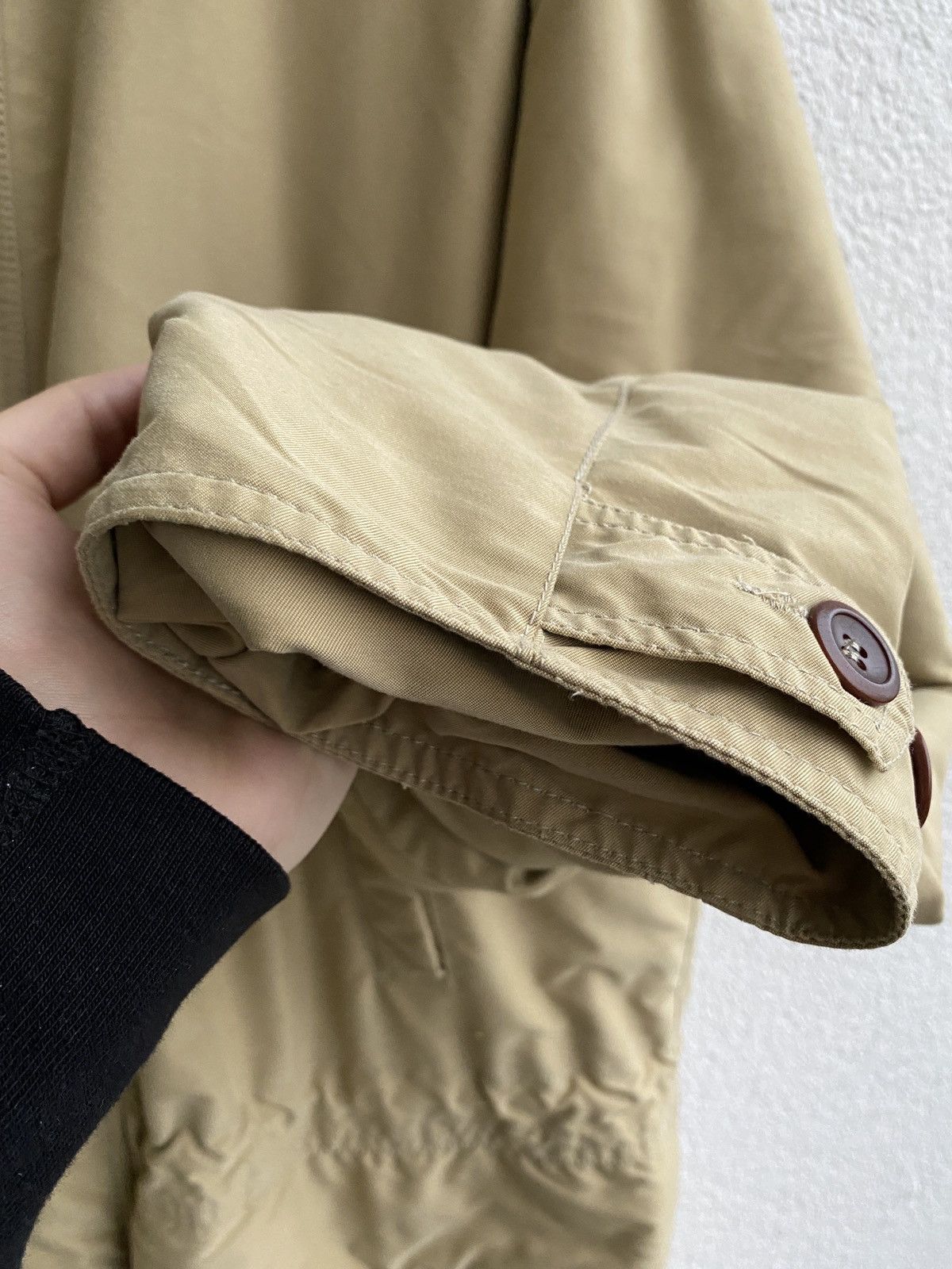 Yves Saint Laurent Warm YSL Jacket Parka Beige Size US L / EU 52-54 / 3 - 20 Thumbnail
