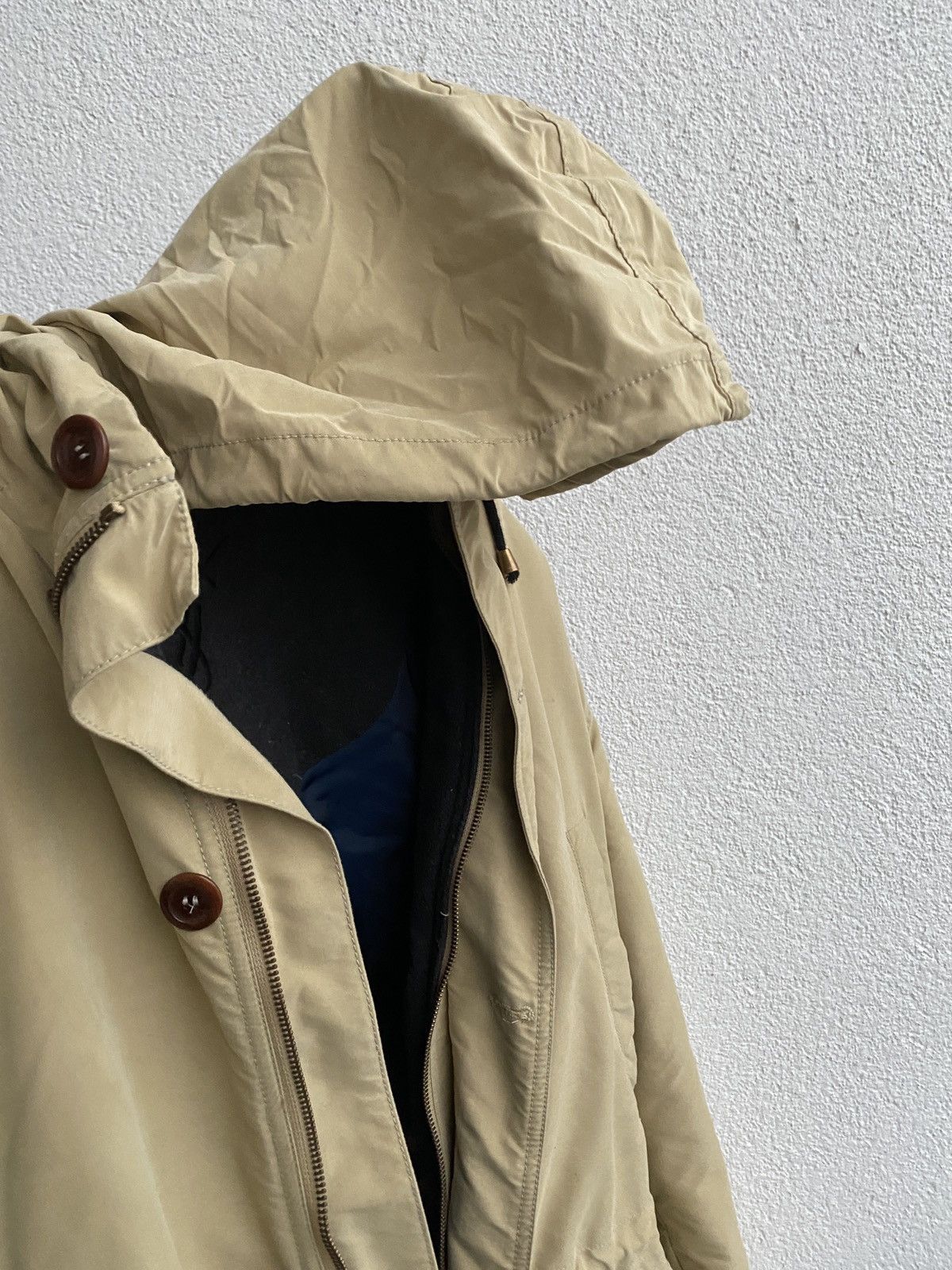 Yves Saint Laurent Warm YSL Jacket Parka Beige Size US L / EU 52-54 / 3 - 23 Thumbnail