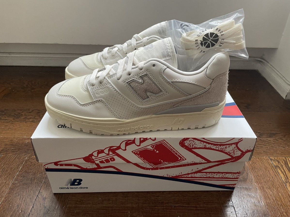 image of Ald New Balance 550 - Us 9 White Aime Leon Dore Shoes, Men's