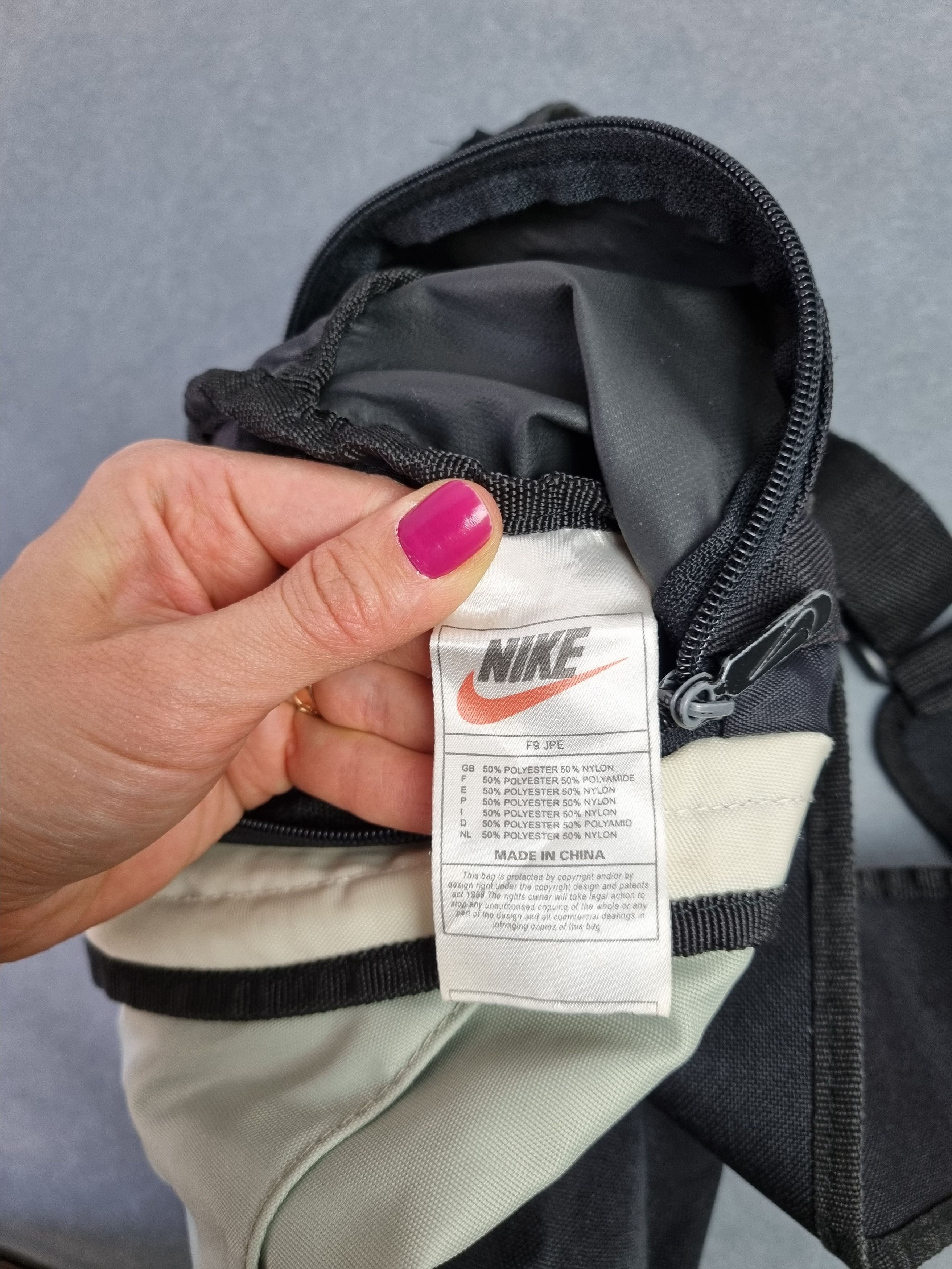 Nike × Vintage 90s Nike Nylon Vintage Backpack Size ONE SIZE - 11 Thumbnail