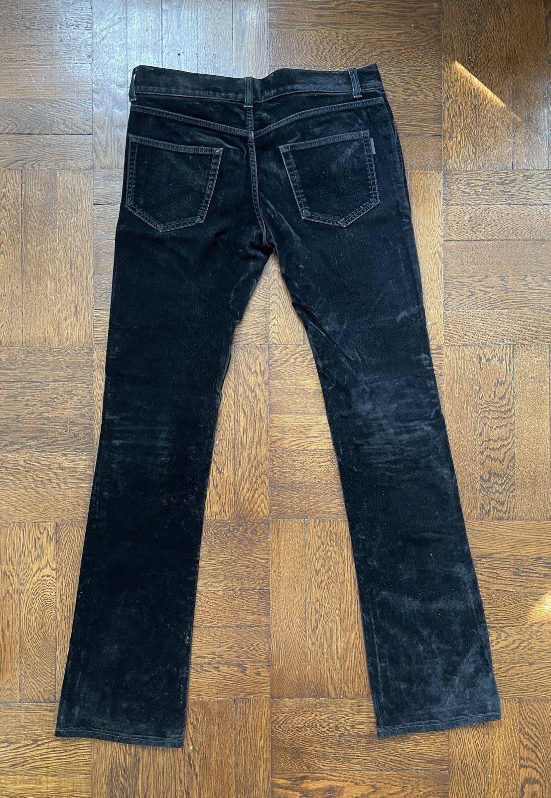 Saint Laurent Paris Men’s Saint Laurent Velvet Boot Cut Pants - Size 31 $850 Size US 31 - 2 Thumbnail