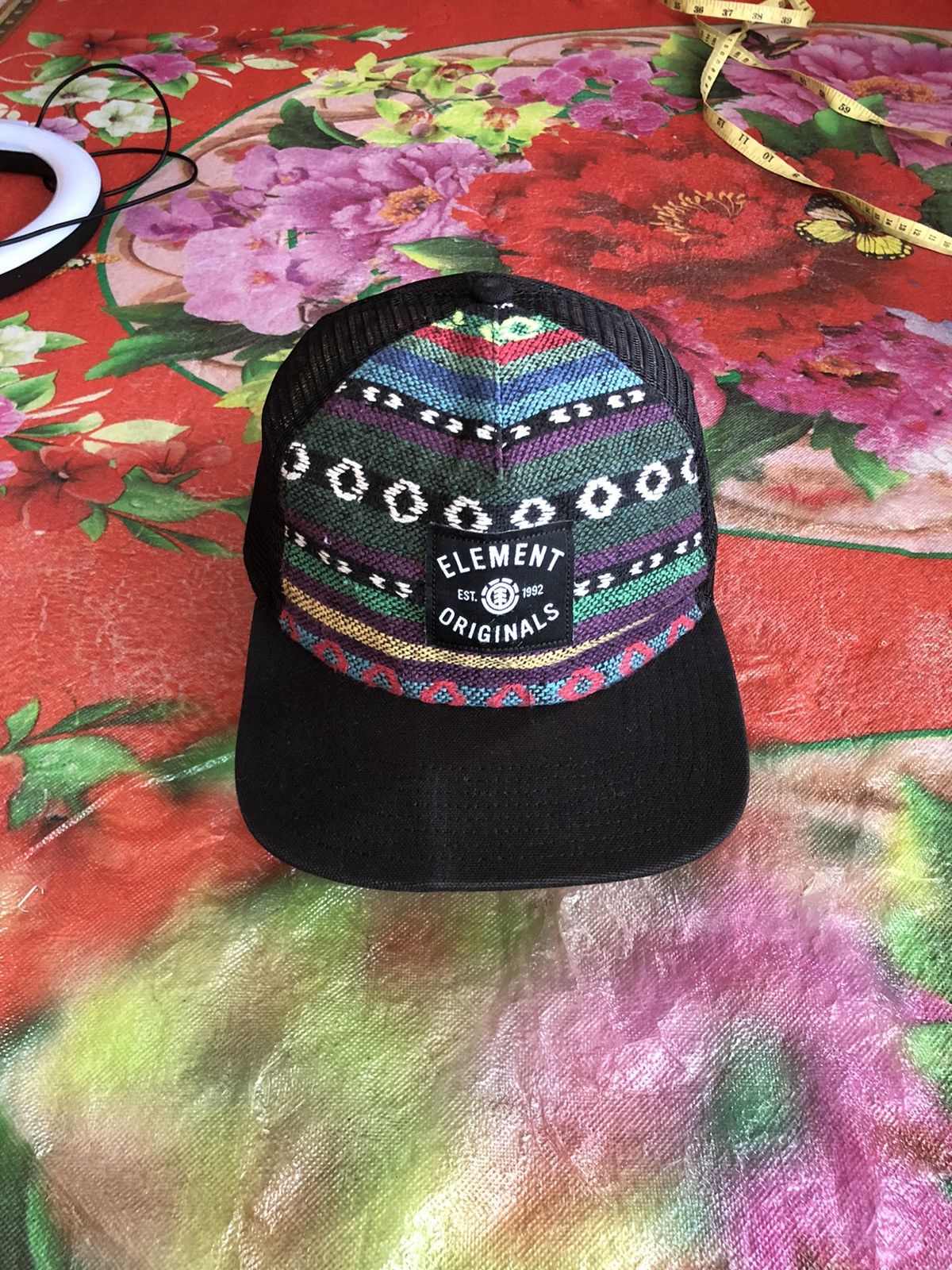 Element Element Skateboards Trucker Hat Etnic Motif Size ONE SIZE - 2 Thumbnail