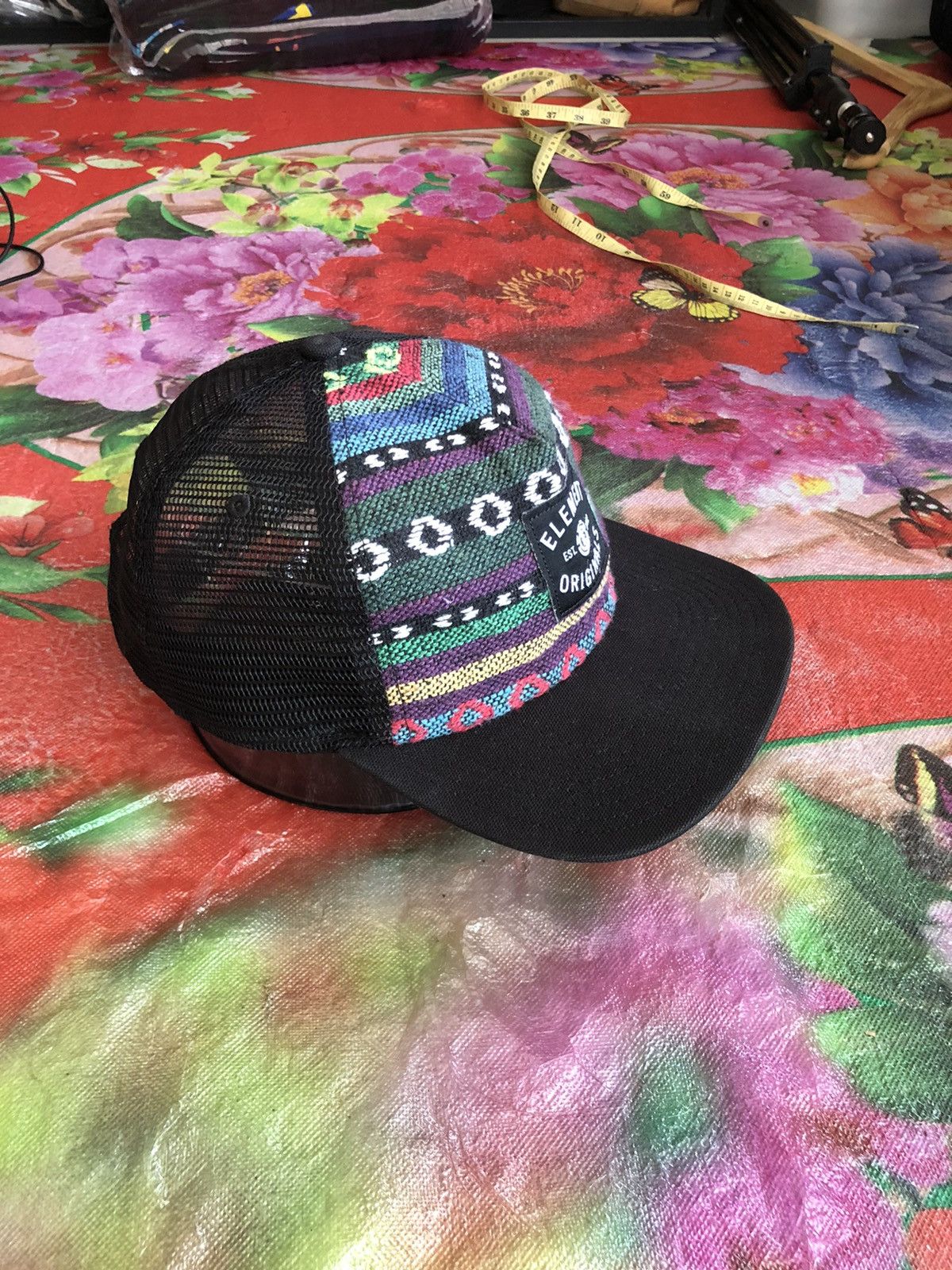 Element Element Skateboards Trucker Hat Etnic Motif Size ONE SIZE - 3 Thumbnail