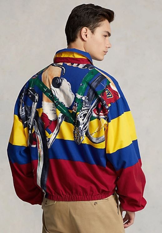Polo Ralph Lauren Polo Ralph Lauren Sport CYCLE-PRINT Windbreaker Jacket Size US M / EU 48-50 / 2 - 4 Thumbnail