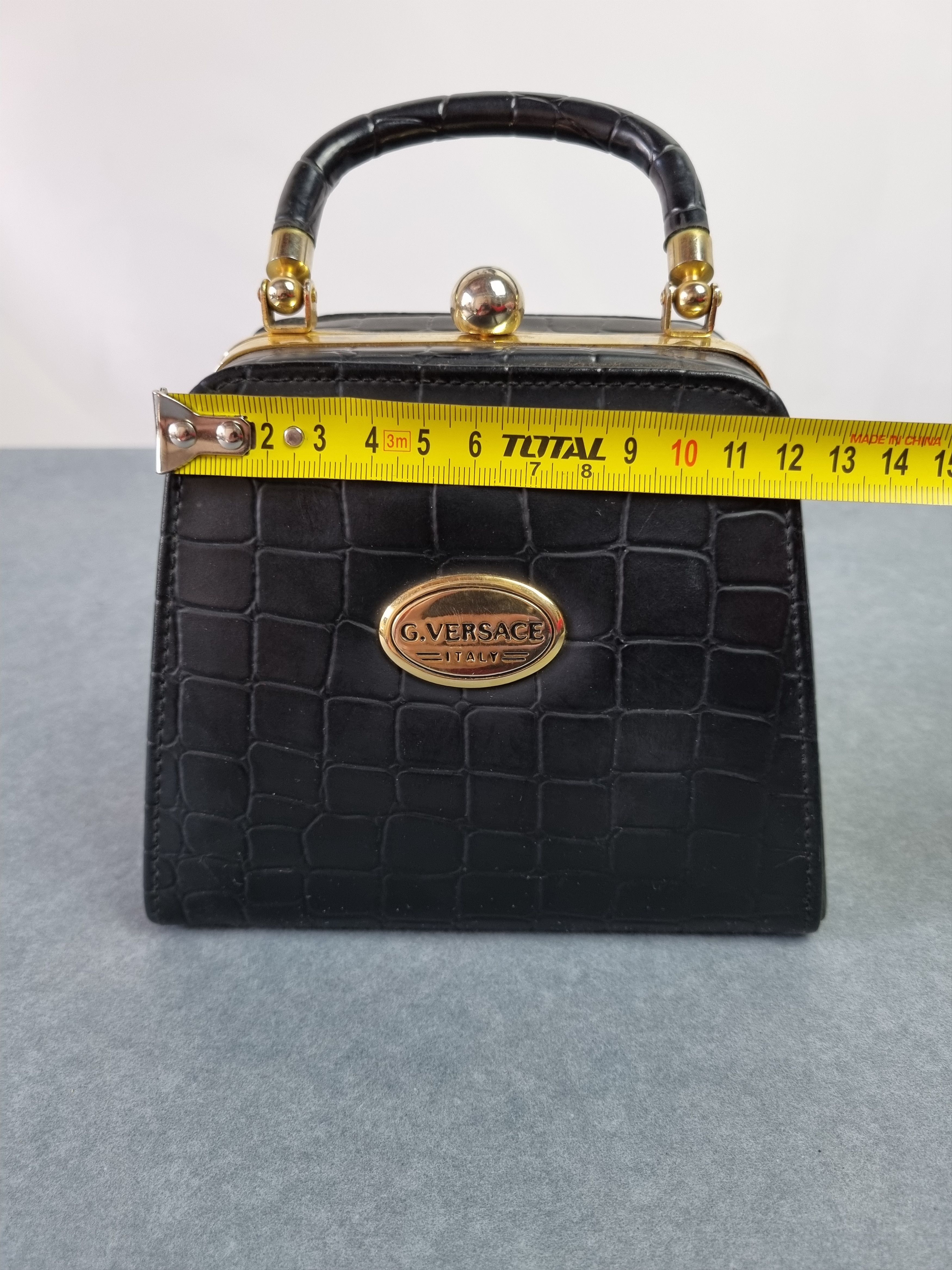 Gianni Valentino × Versace Rare G.Versace Italy Hand Mini Bag Size ONE SIZE - 11 Thumbnail