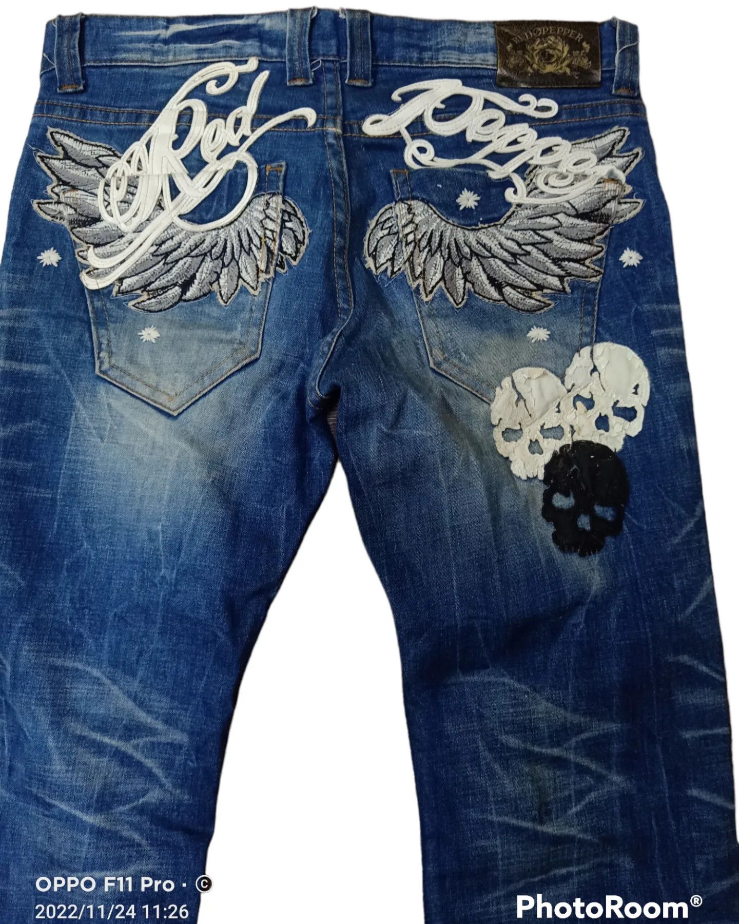 If Six Was Nine × Japanese Brand Red Pepper Denim Distressdenim Japanese Size US 36 / EU 52 - 2 Thumbnail