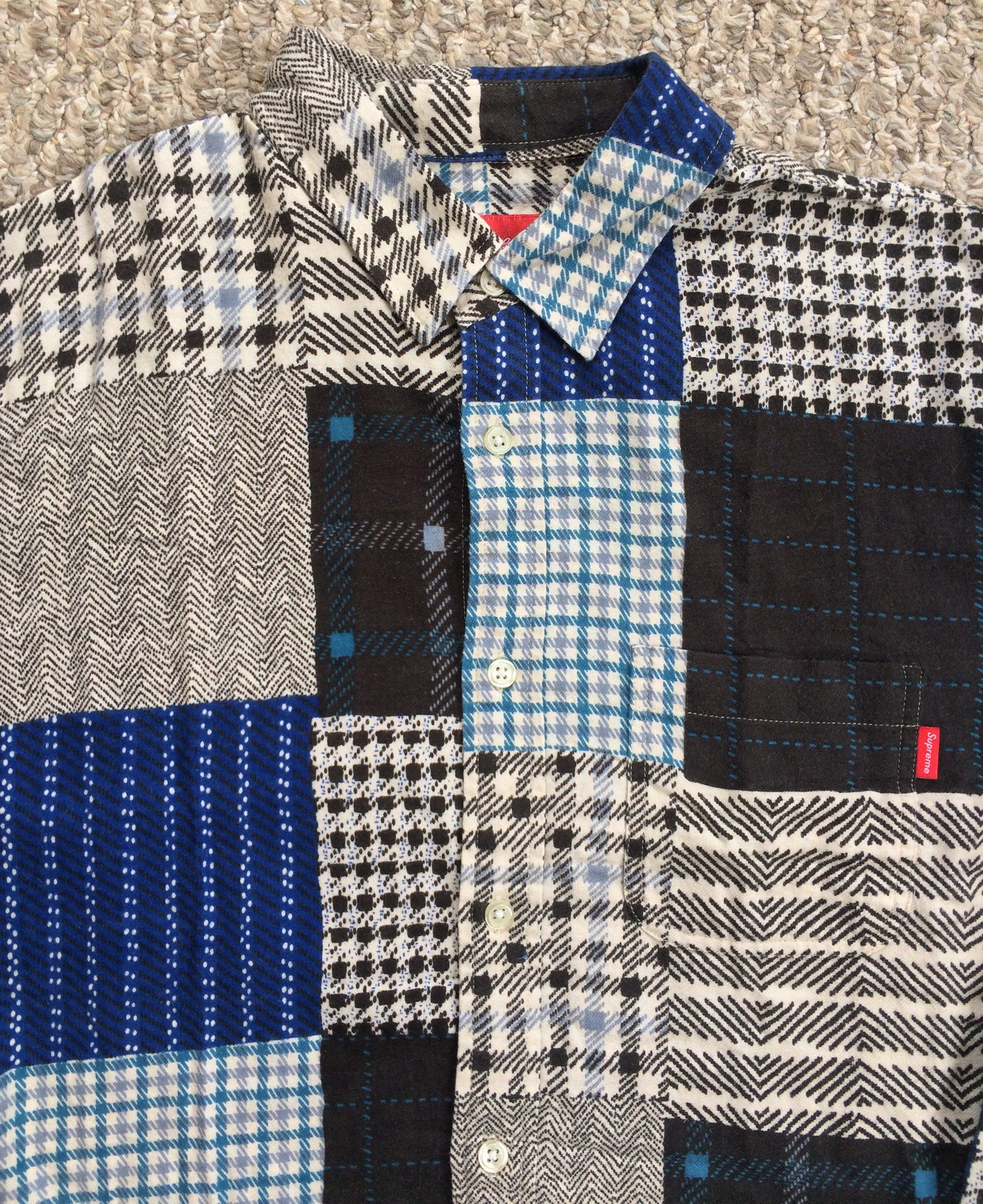 Supreme F/W 2015 Supreme Patchwork Flannel Size US M / EU 48-50 / 2 - 2 Thumbnail