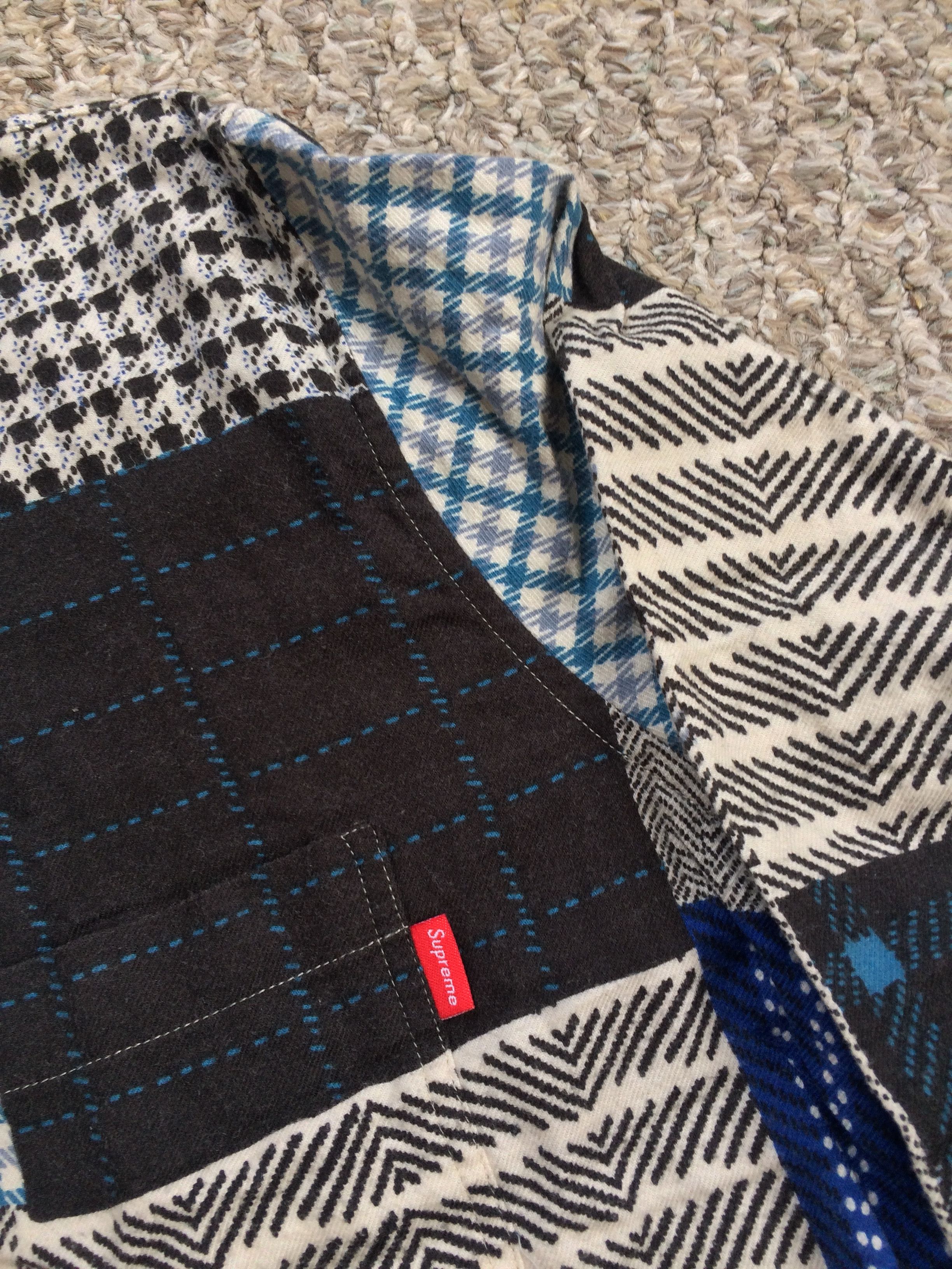 Supreme F/W 2015 Supreme Patchwork Flannel Size US M / EU 48-50 / 2 - 4 Thumbnail