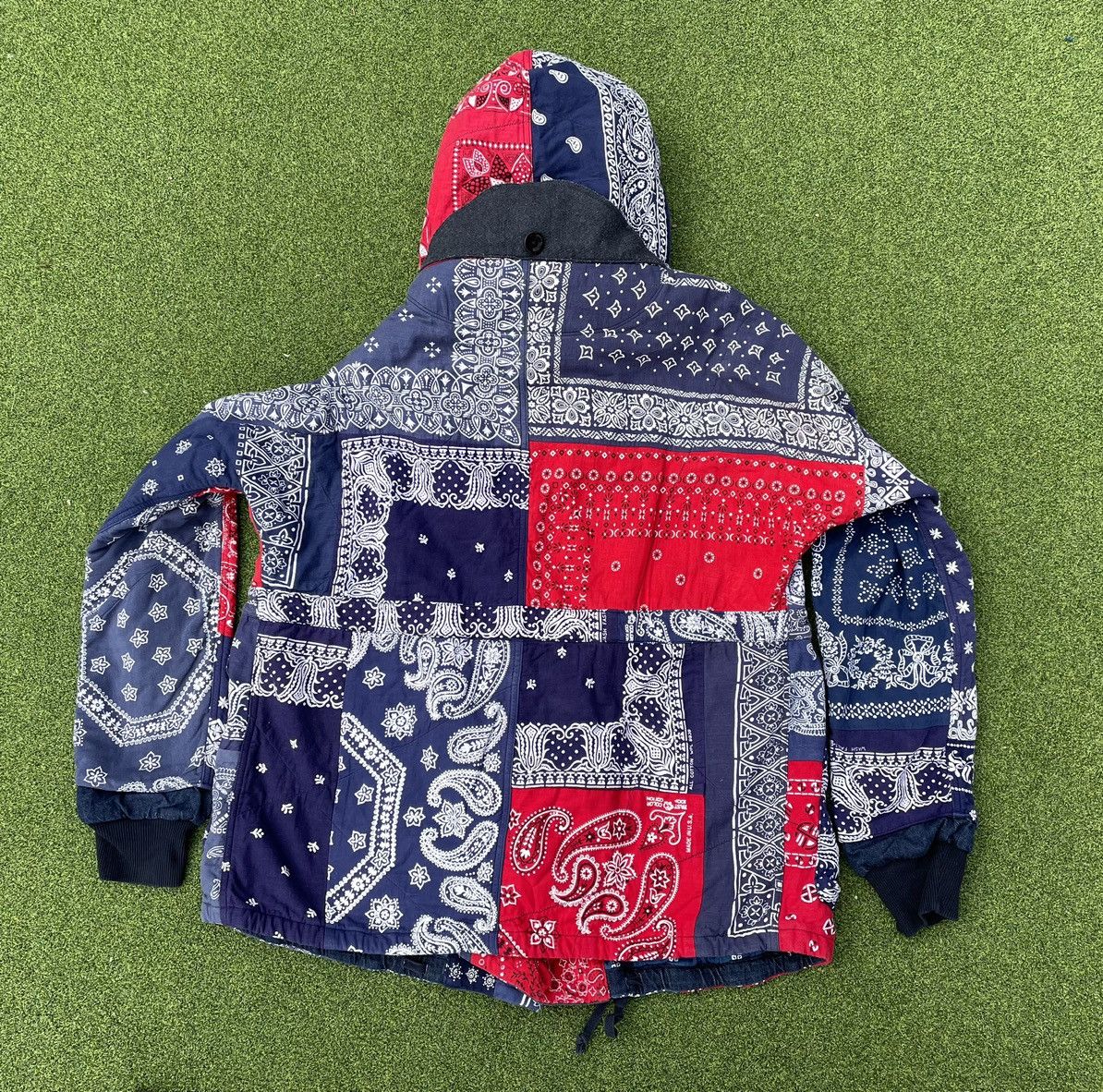 Kapital Bandana Patchwork Ring Coat, Sz 3 Size US M / EU 48-50 / 2 - 2 Thumbnail