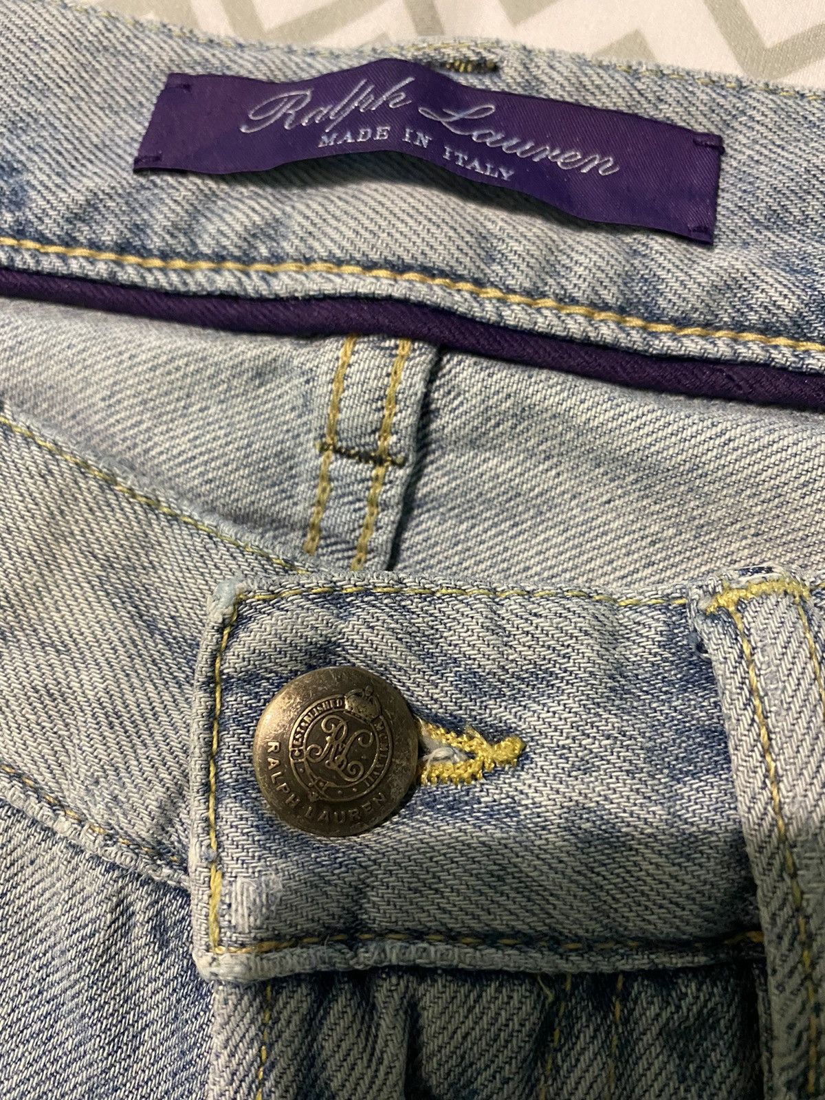 Ralph Lauren Purple Label Slim Fit Distressed Jean Size US 30 / EU 46 - 3 Thumbnail