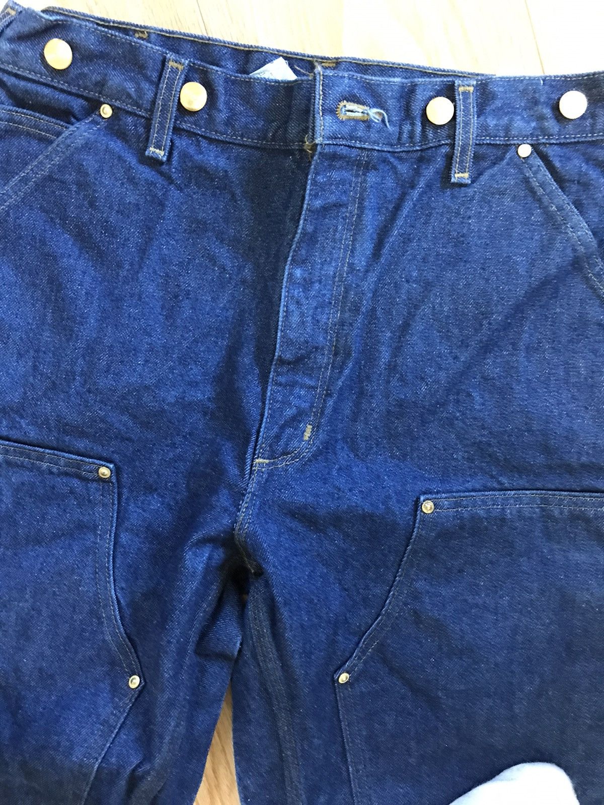 Carhartt × Vintage CArhartt indigo double knee 34x31 Size US 34 / EU 50 - 2 Thumbnail
