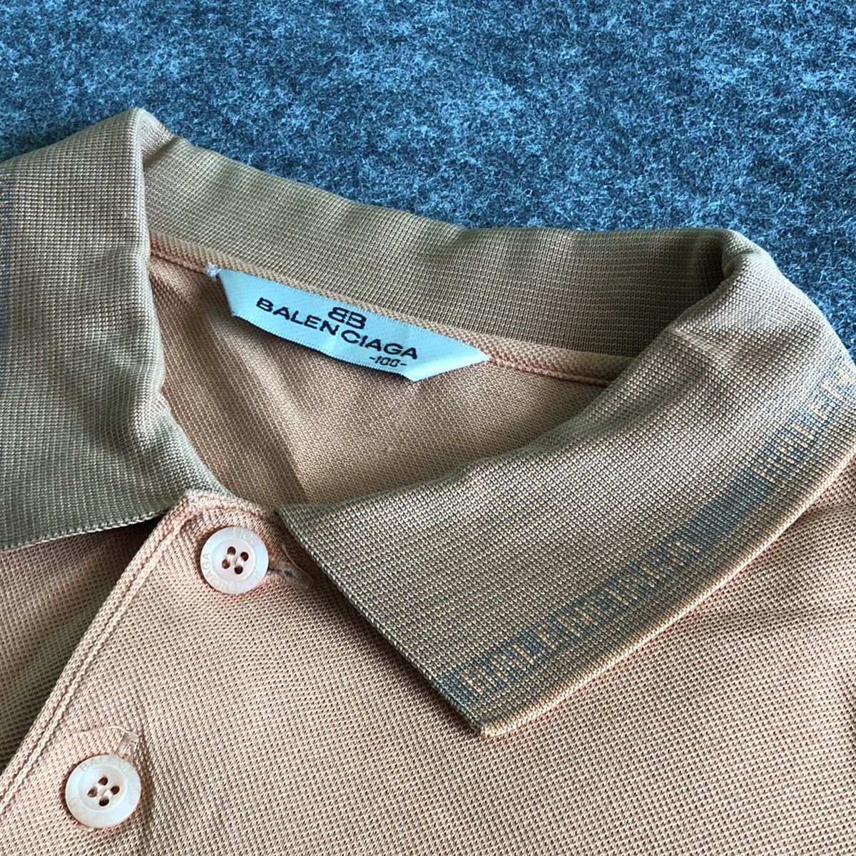 Balenciaga Vintage 90s Balenciaga Golf Polo Shirt BB logo Size US L / EU 52-54 / 3 - 5 Thumbnail