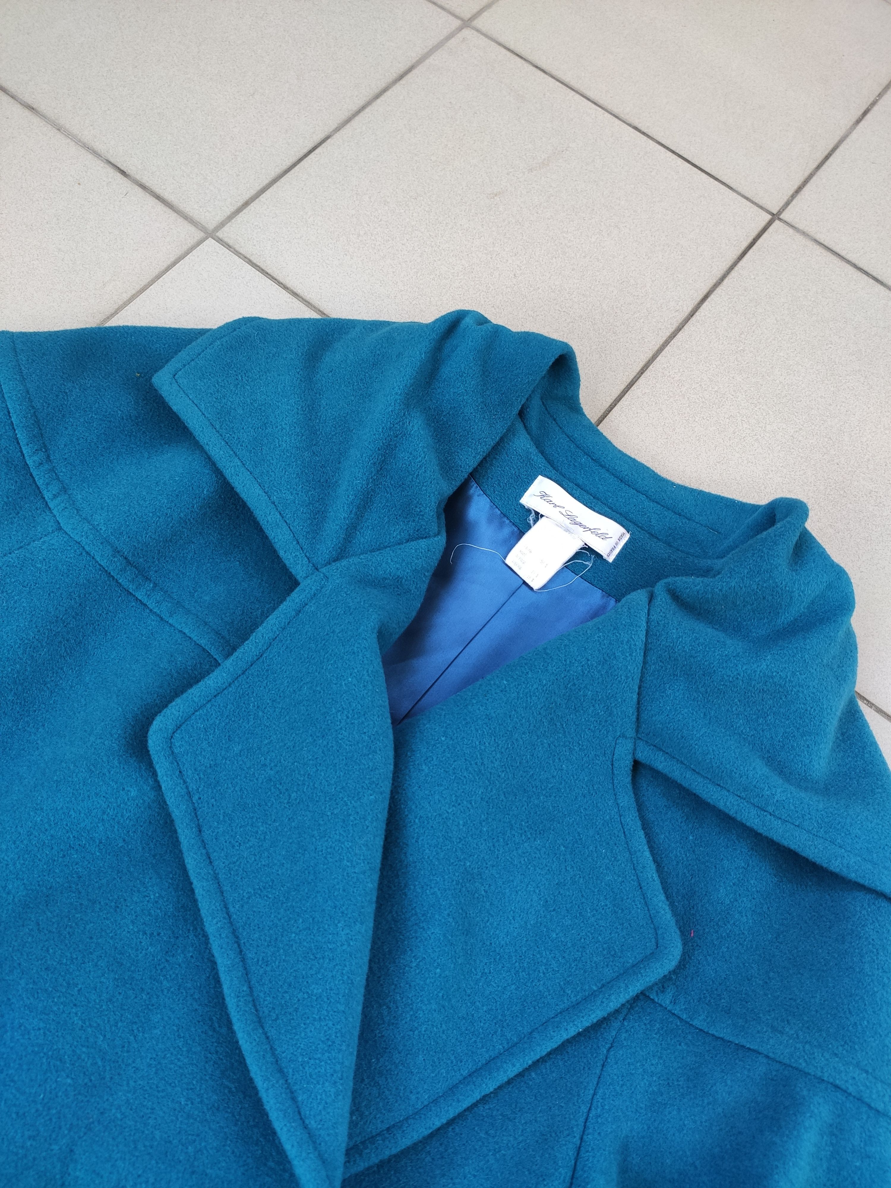 Karl Lagerfeld Vintage Karl Lagerfeld 90s wool oversize coat Size L / US 10 / IT 46 - 22 Thumbnail