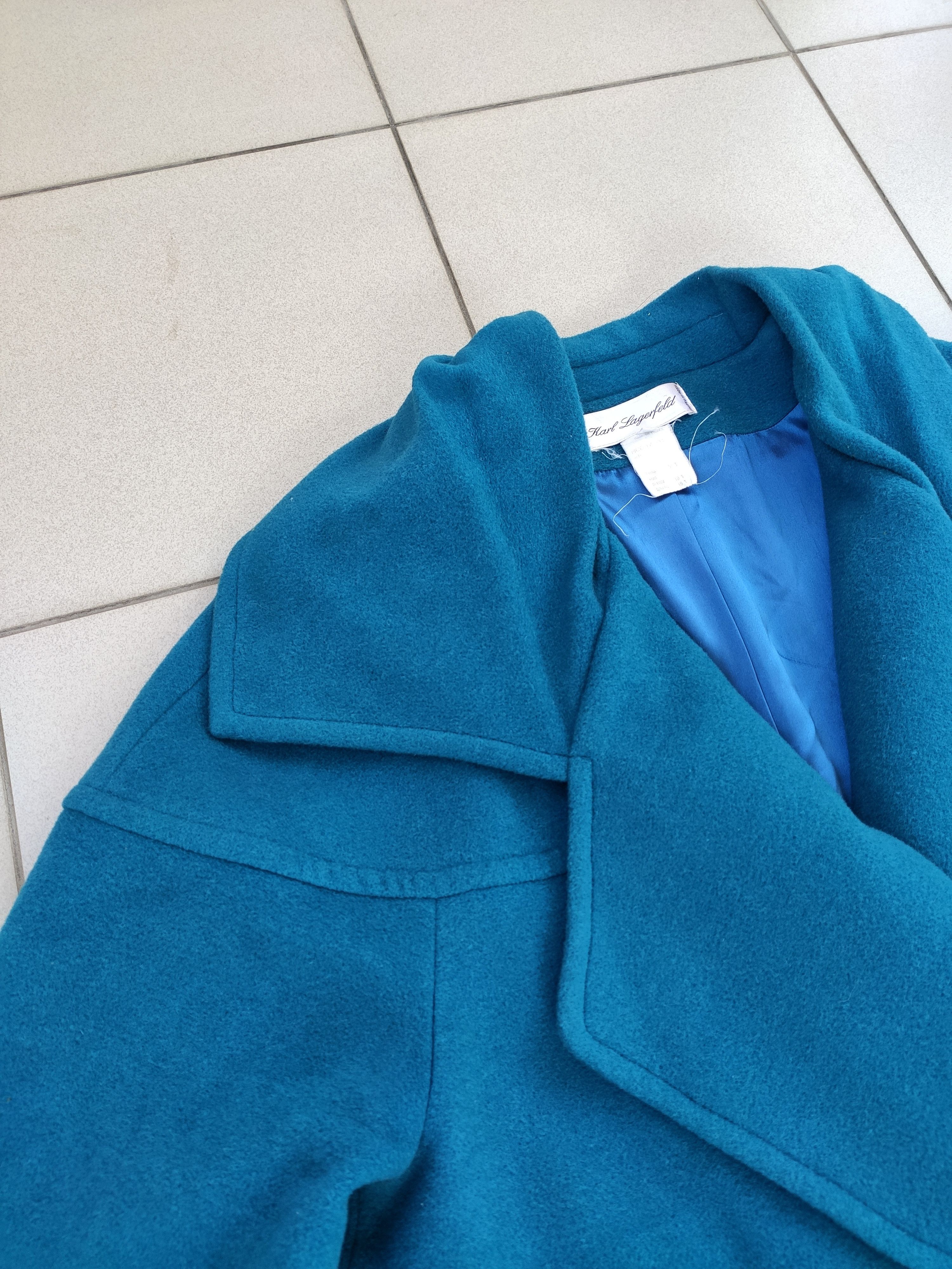 Karl Lagerfeld Vintage Karl Lagerfeld 90s wool oversize coat Size L / US 10 / IT 46 - 12 Thumbnail