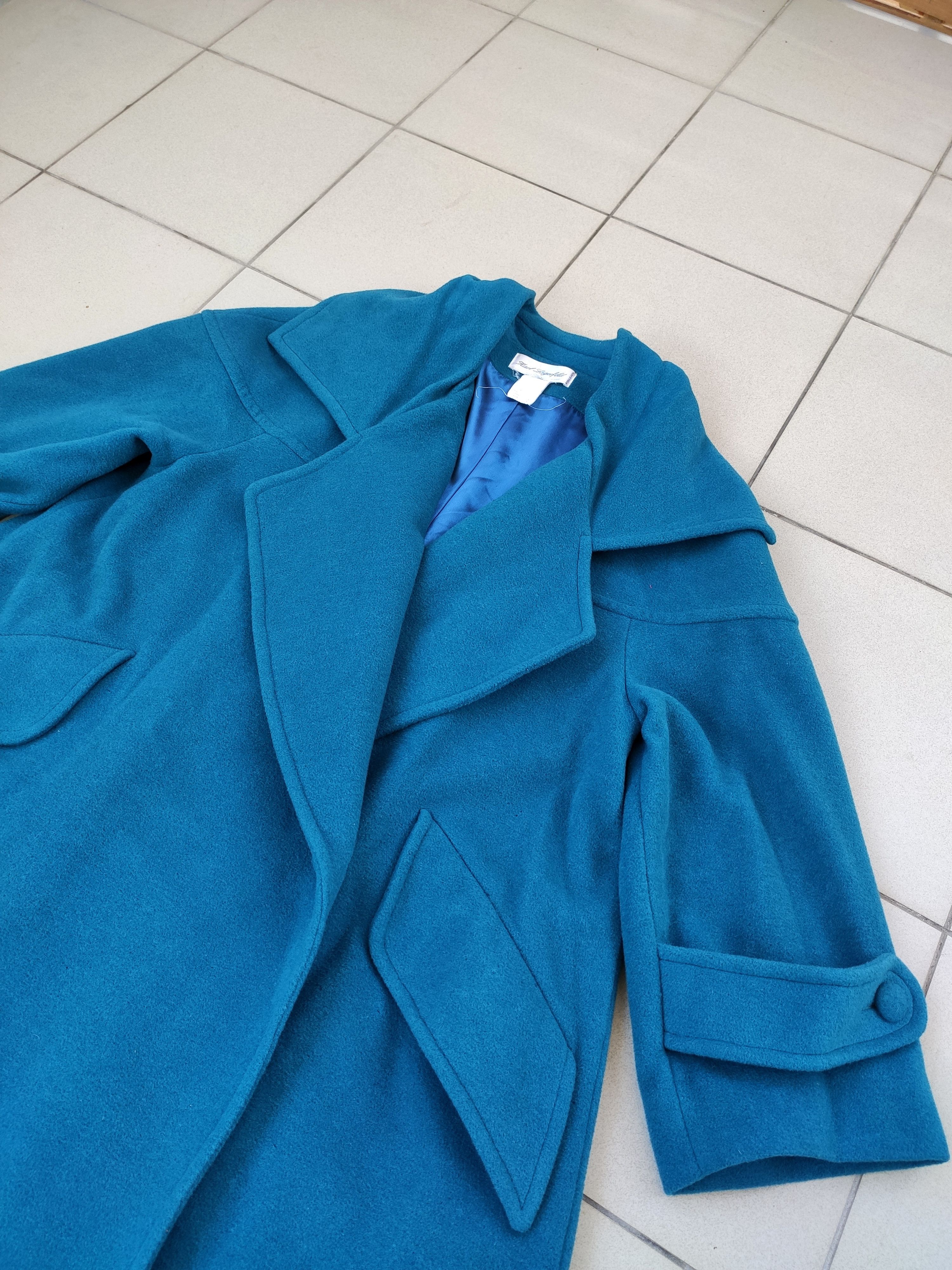 Karl Lagerfeld Vintage Karl Lagerfeld 90s wool oversize coat Size L / US 10 / IT 46 - 2 Thumbnail