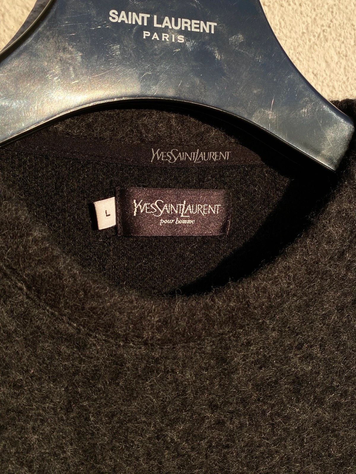 Yves Saint Laurent Warm Wool YSL Sweater Soft YSL Sweatshirt Size US L / EU 52-54 / 3 - 5 Thumbnail
