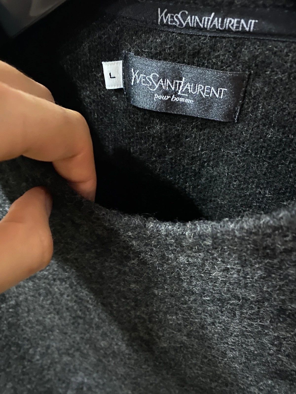 Yves Saint Laurent Warm Wool YSL Sweater Soft YSL Sweatshirt Size US L / EU 52-54 / 3 - 16 Thumbnail