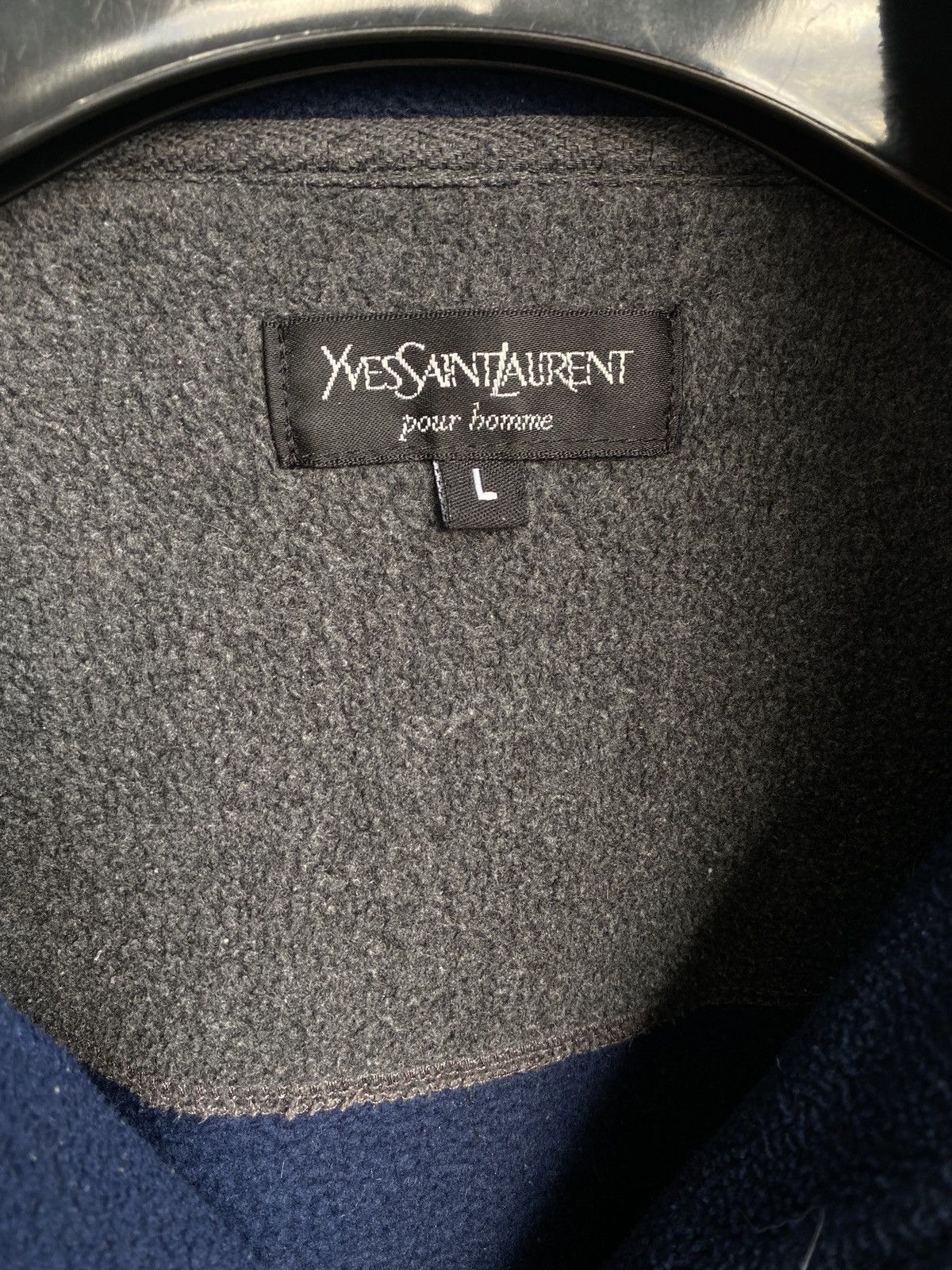 Yves Saint Laurent 90’s Fleece YSL Sweatshirt Zip Size US XL / EU 56 / 4 - 6 Thumbnail