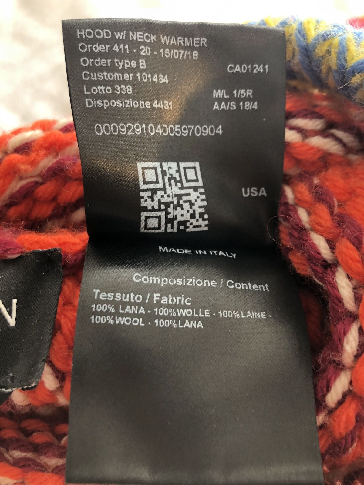 Calvin Klein 205W39NYC × Raf Simons PLAYBOI CARTI SKI MASK Size ONE SIZE - 8 Thumbnail