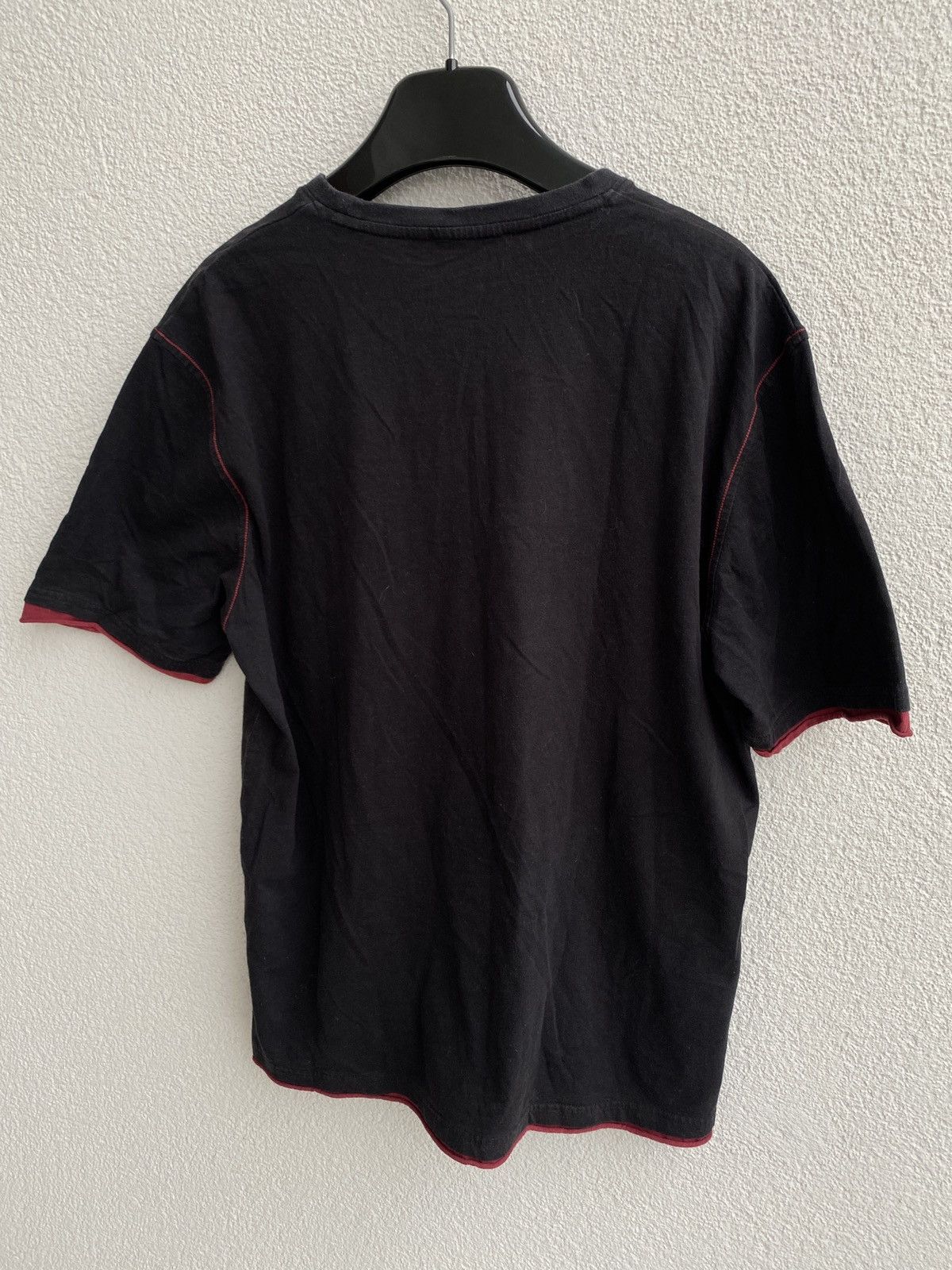 Yves Saint Laurent Black YSL T-shirt Double Layer Size US M / EU 48-50 / 2 - 9 Thumbnail