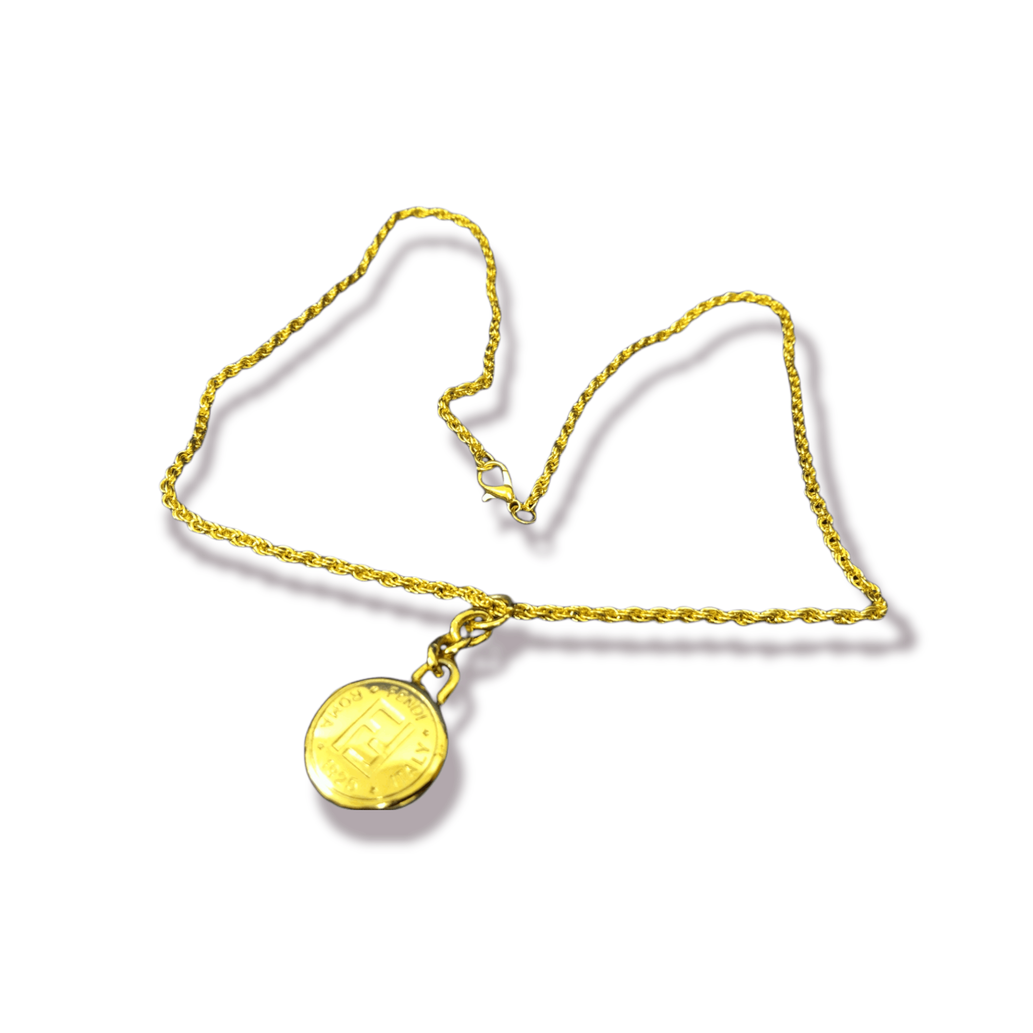 Vintage REPURPOSE CUSTOM NECKLACE FENDI PENDANT Size ONE SIZE - 7 Thumbnail