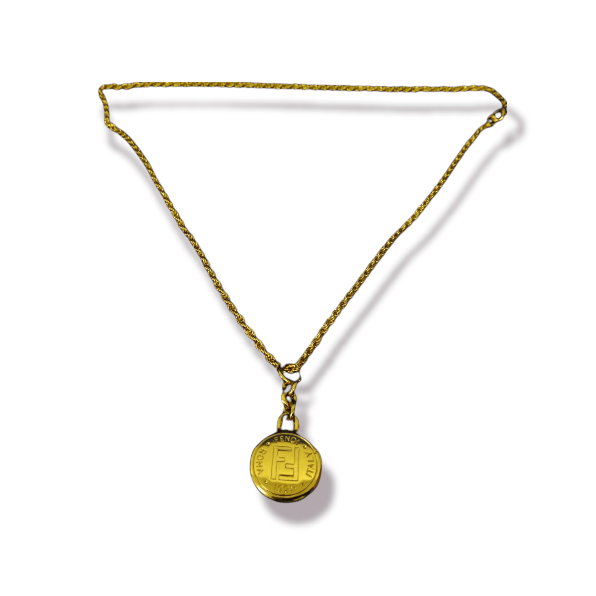 Vintage REPURPOSE CUSTOM NECKLACE FENDI PENDANT Size ONE SIZE - 1 Thumbnail