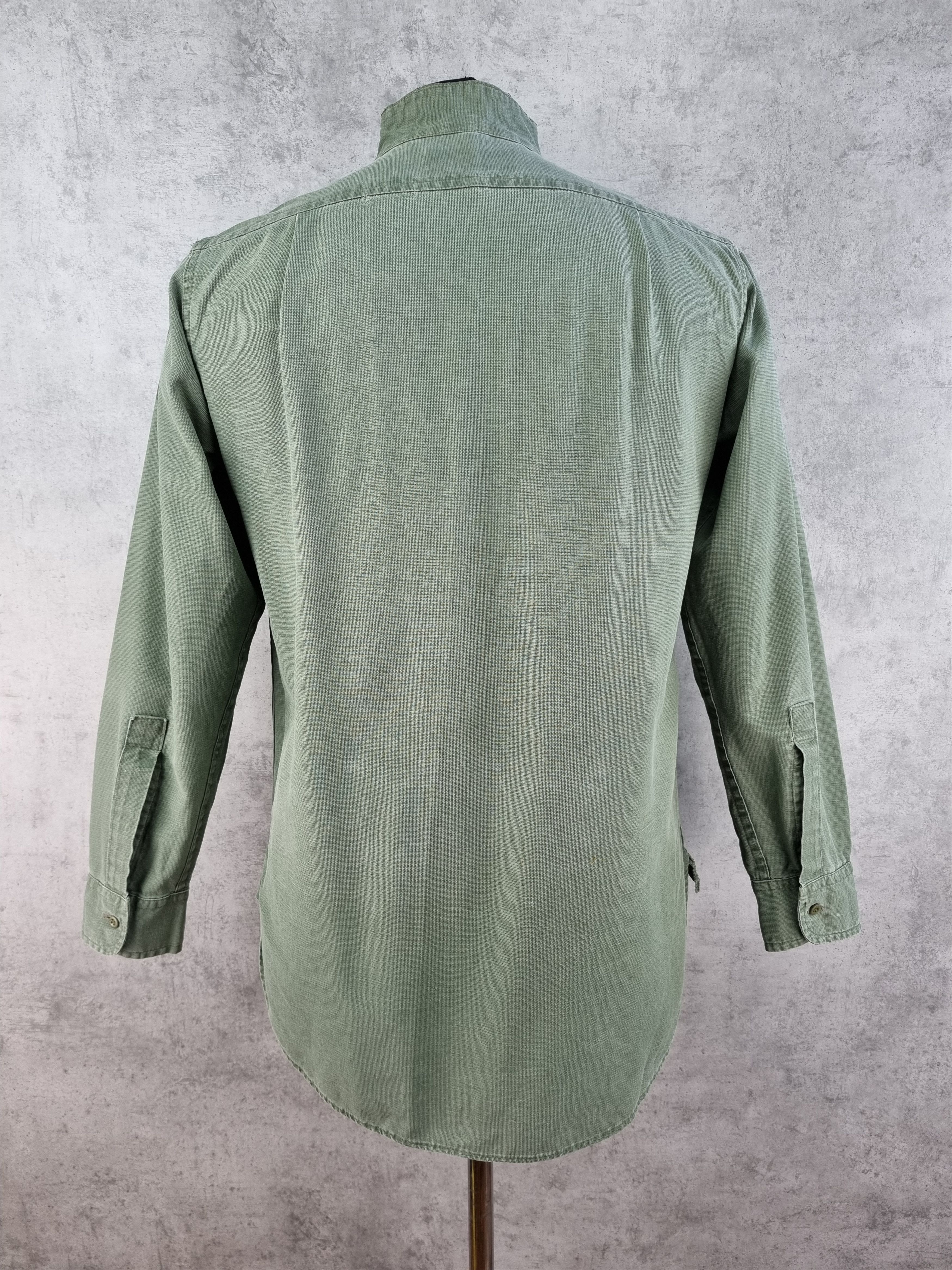 Vintage 60s Asian Army Military Shirt Vietnam era Size US M / EU 48-50 / 2 - 4 Thumbnail