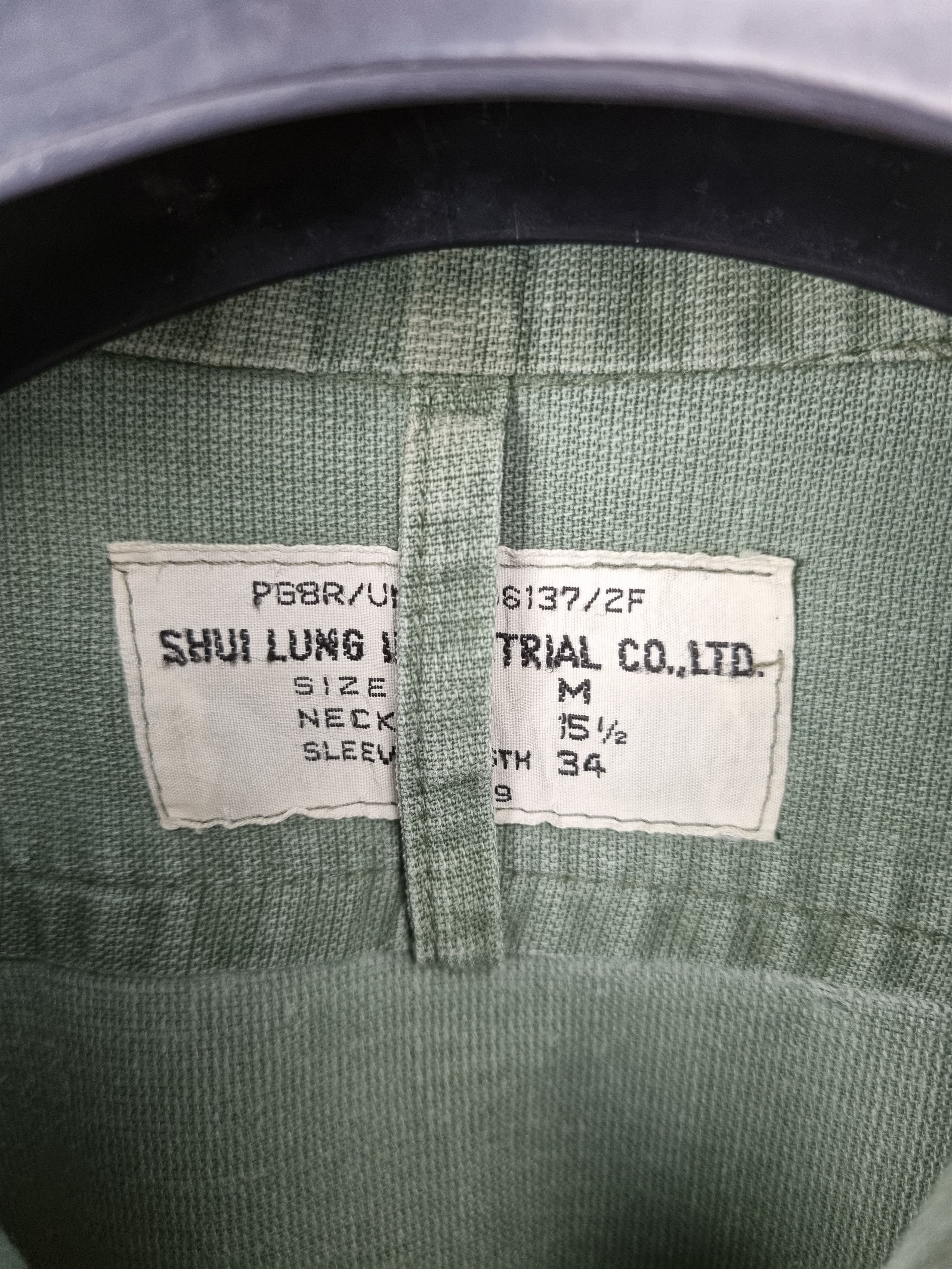 Vintage 60s Asian Army Military Shirt Vietnam era Size US M / EU 48-50 / 2 - 6 Thumbnail