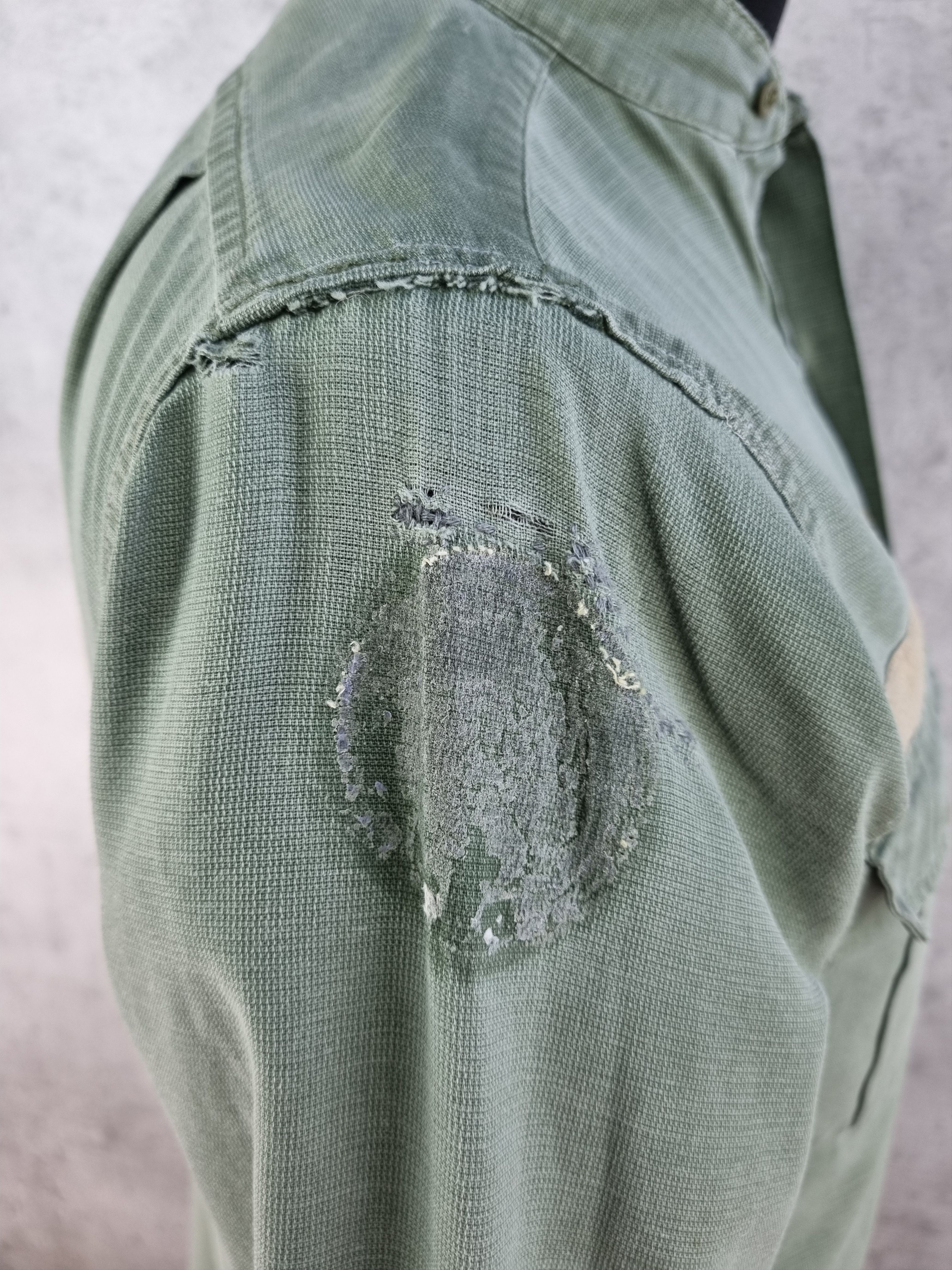 Vintage 60s Asian Army Military Shirt Vietnam era Size US M / EU 48-50 / 2 - 9 Thumbnail