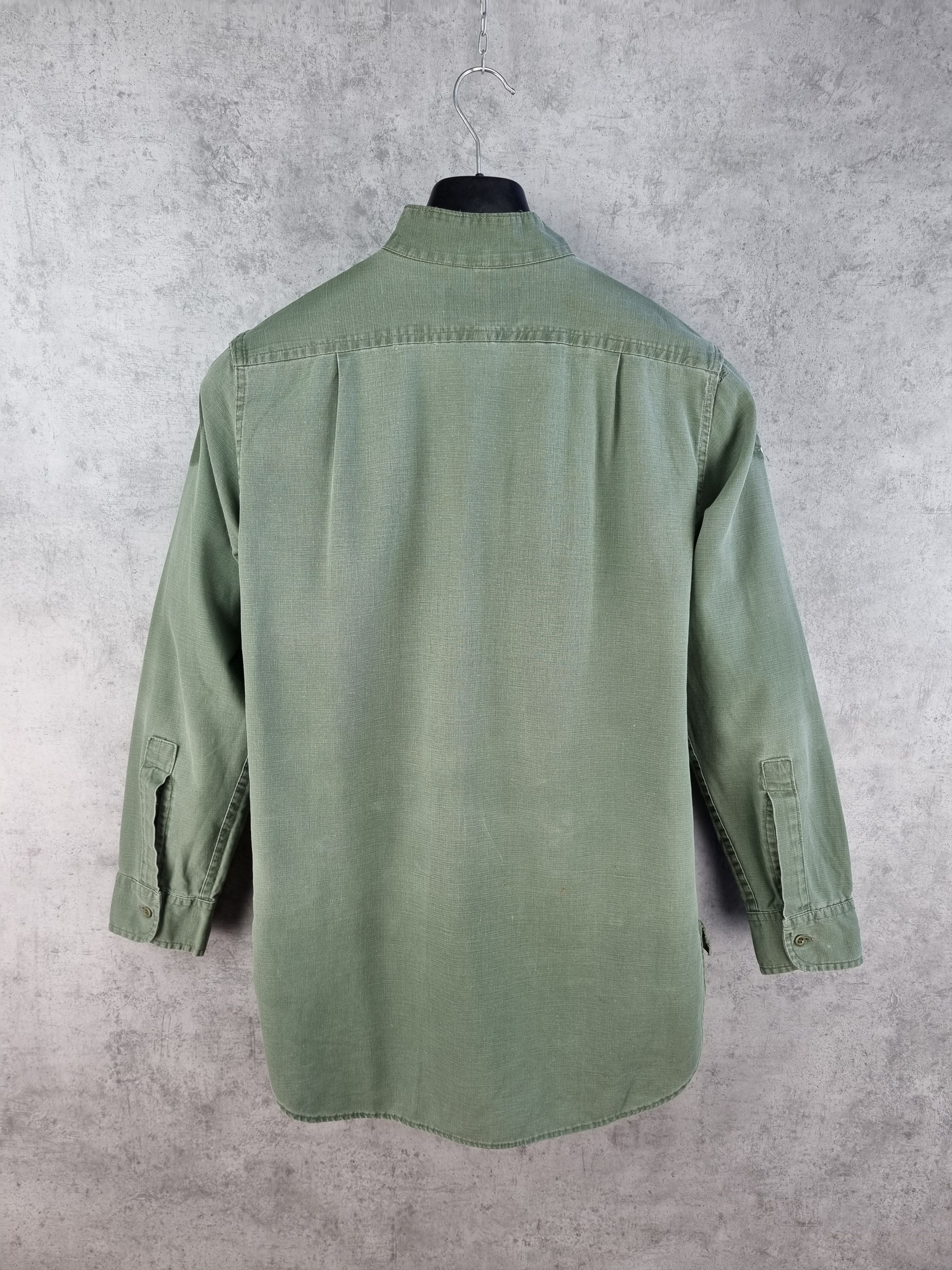 Vintage 60s Asian Army Military Shirt Vietnam era Size US M / EU 48-50 / 2 - 2 Thumbnail