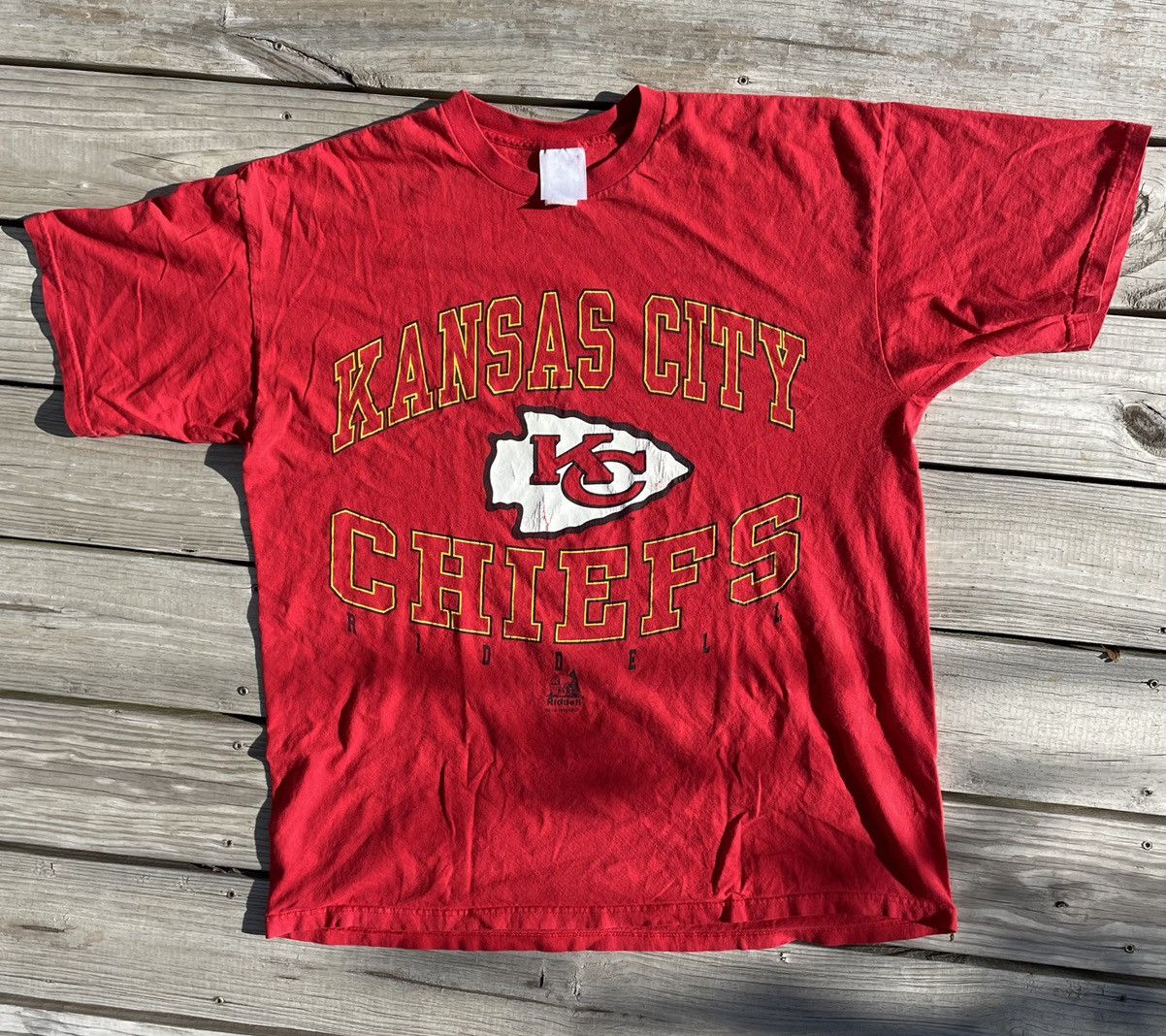 NFL × Vintage Kansas City chiefs tee aop Size US L / EU 52-54 / 3 - 6 Thumbnail