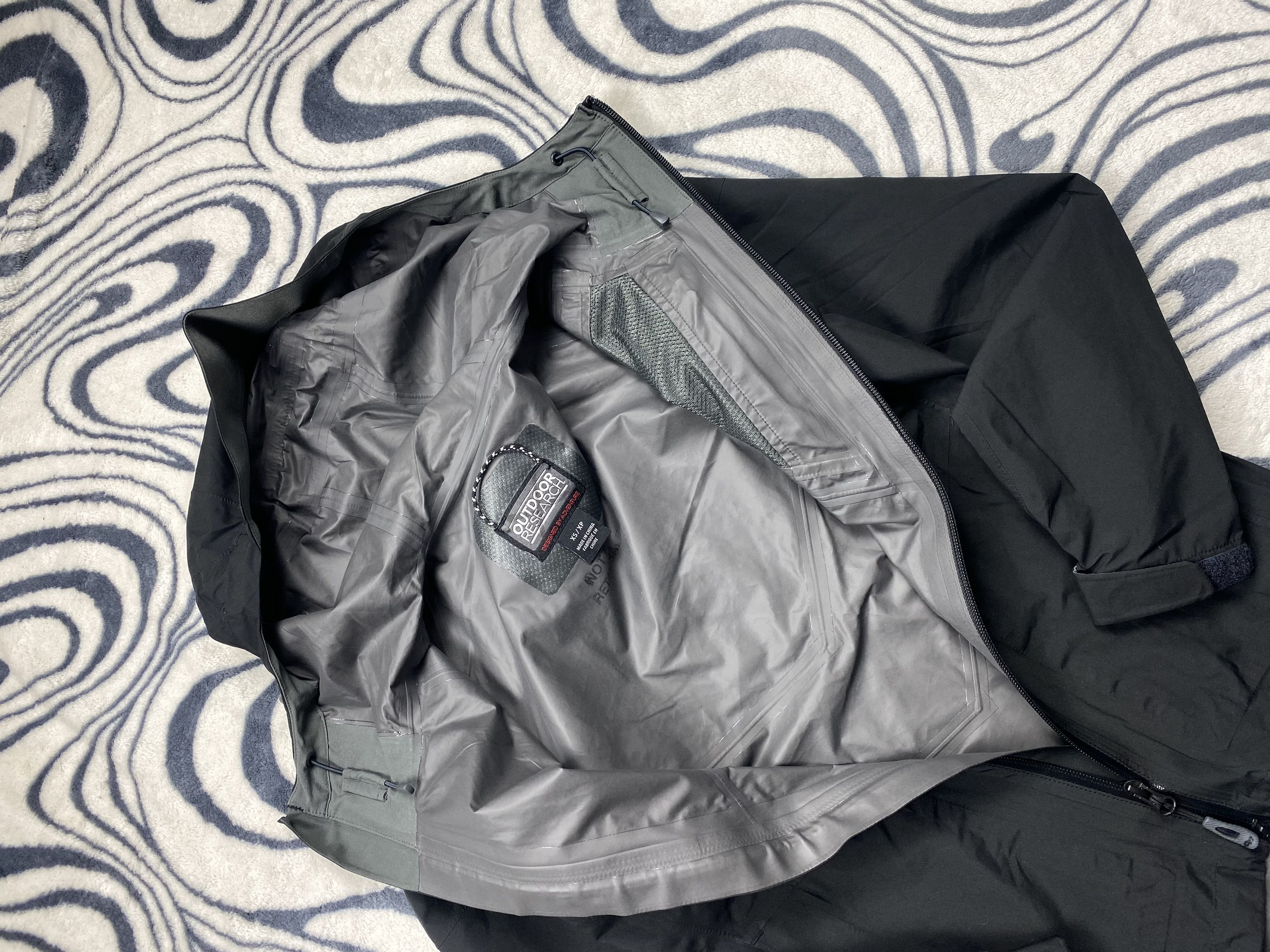 Goretex × Outdoor Research × Vintage Outdoor Research Gore-tex Paclite Aspire Black Jacket Size US XS / EU 42 / 0 - 6 Thumbnail