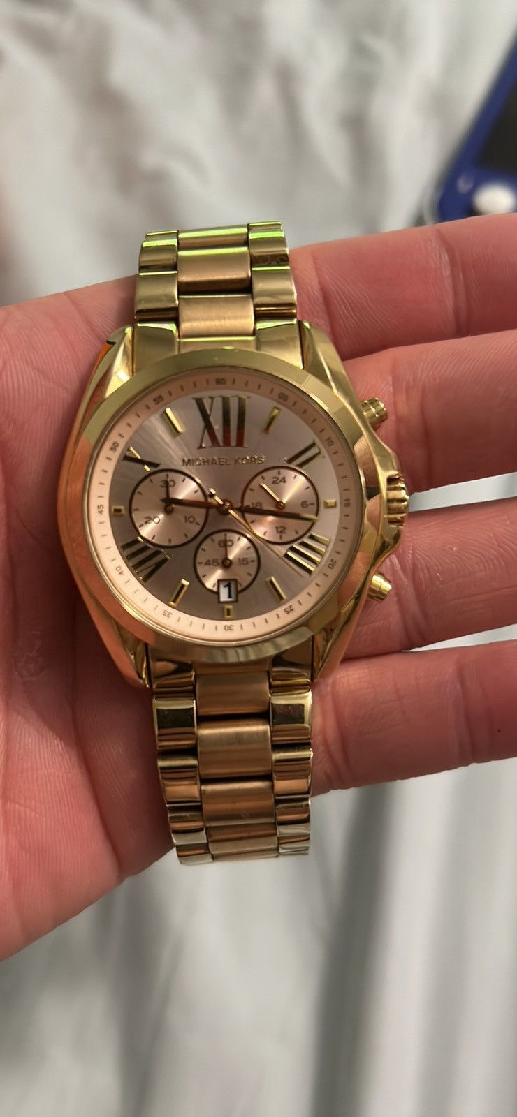 Michael Kors Michael Kors mens gold watch Size ONE SIZE - 1 Preview