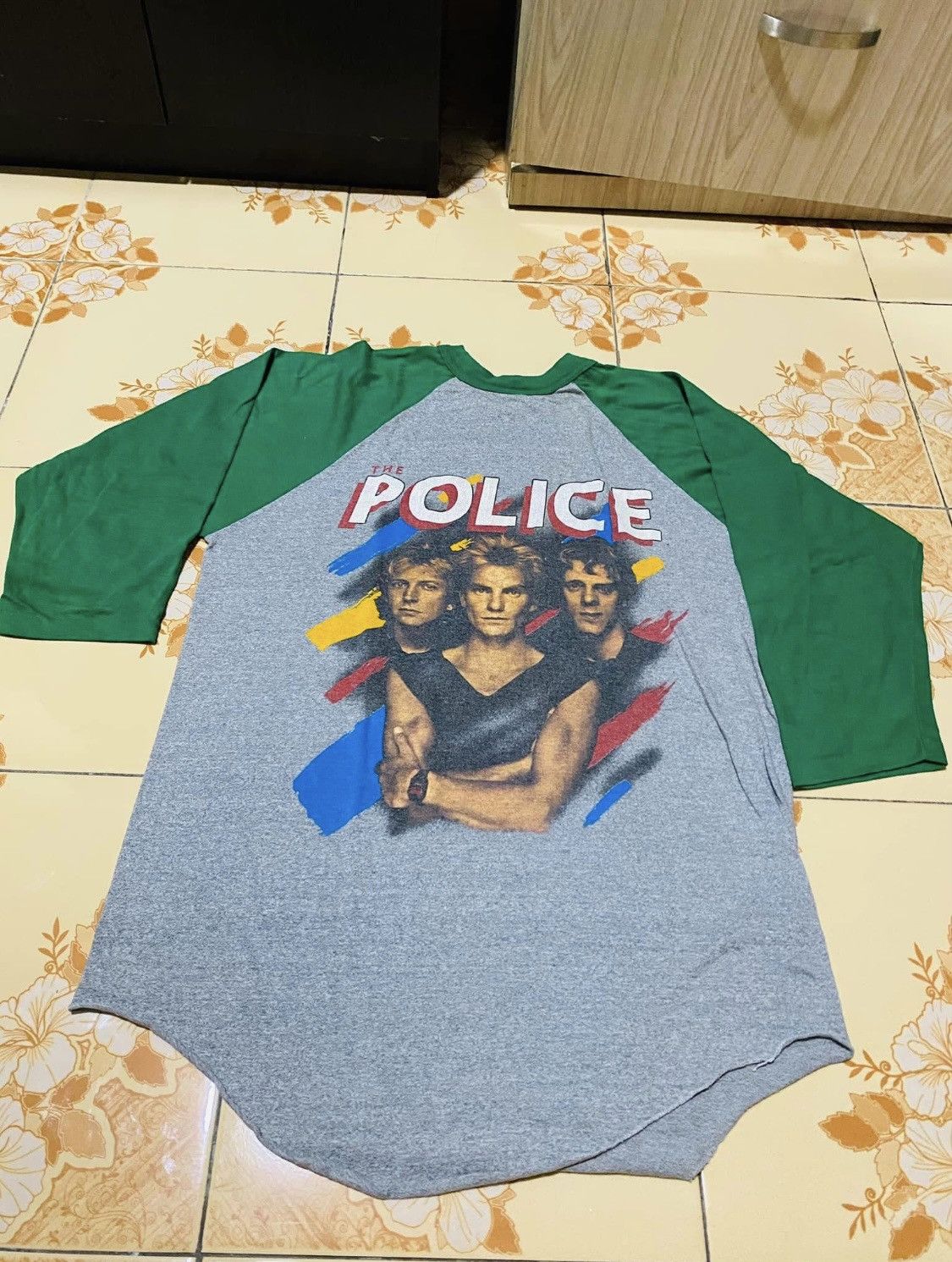 Vintage THE POLICE Size US L / EU 52-54 / 3 - 1 Thumbnail