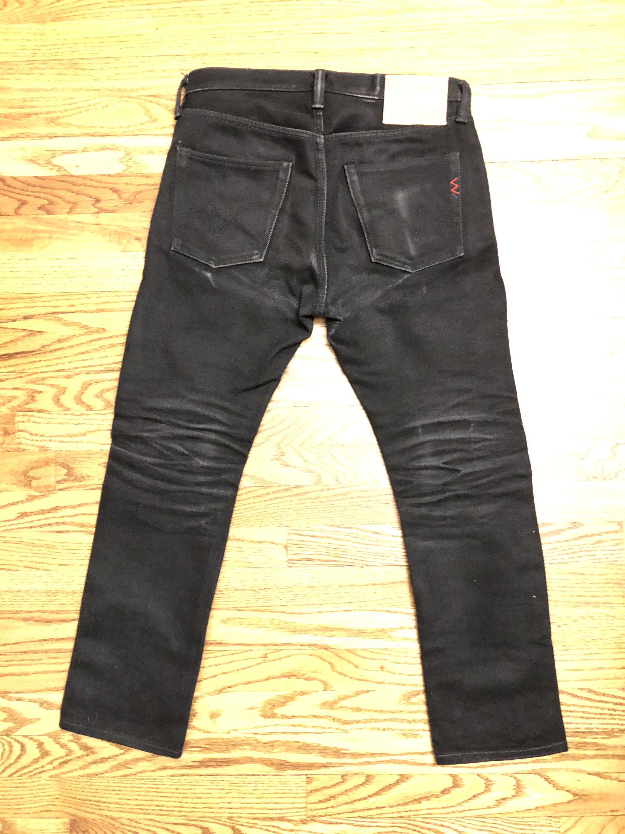 Iron Heart IH-555-03 21oz Selvedge Denim Super Slim Jeans Size US 30 / EU 46 - 2 Thumbnail