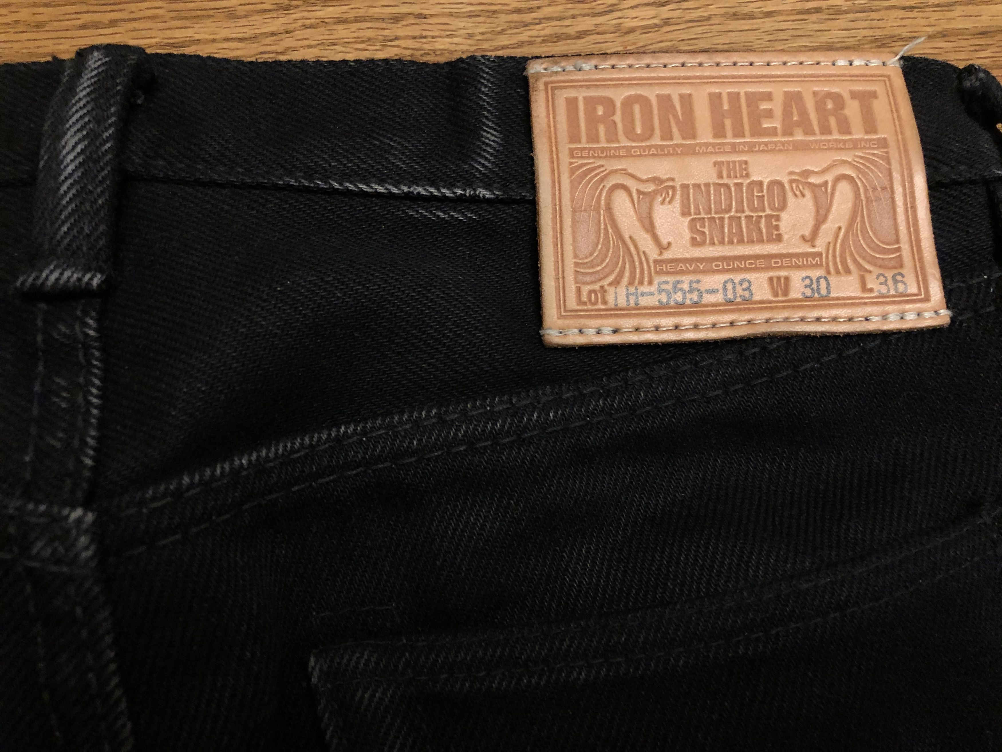 Iron Heart IH-555-03 21oz Selvedge Denim Super Slim Jeans Size US 30 / EU 46 - 6 Thumbnail