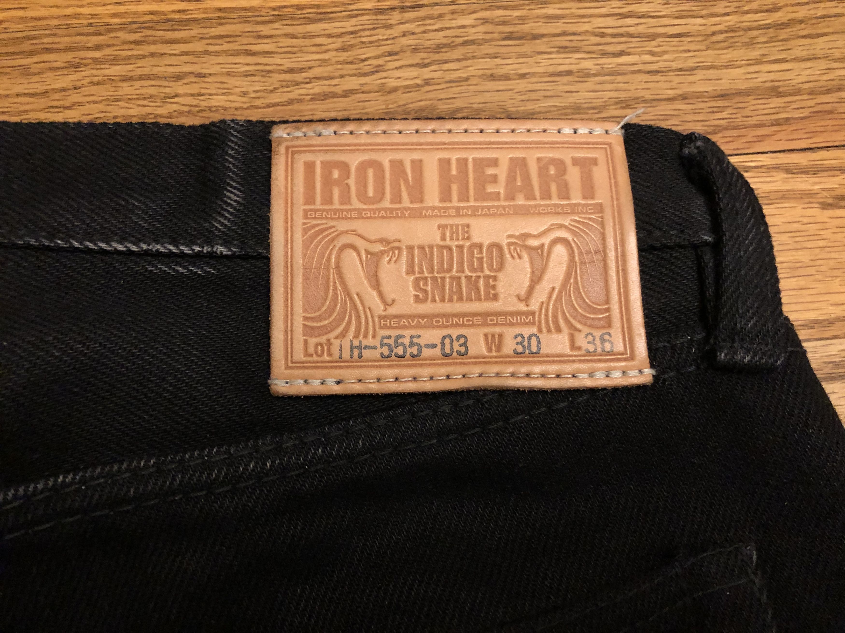 Iron Heart IH-555-03 21oz Selvedge Denim Super Slim Jeans Size US 30 / EU 46 - 5 Thumbnail