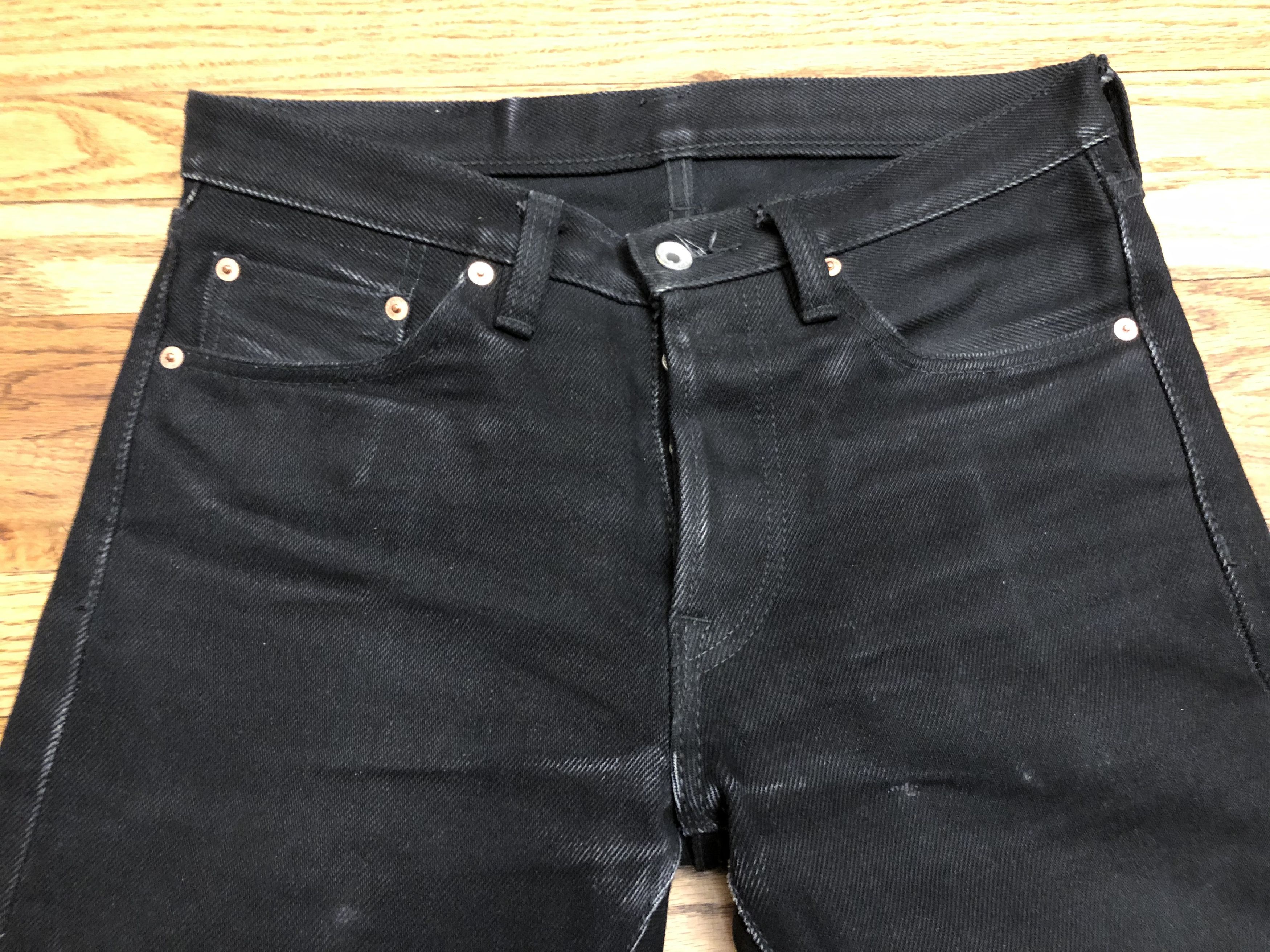 Iron Heart IH-555-03 21oz Selvedge Denim Super Slim Jeans Size US 30 / EU 46 - 7 Thumbnail
