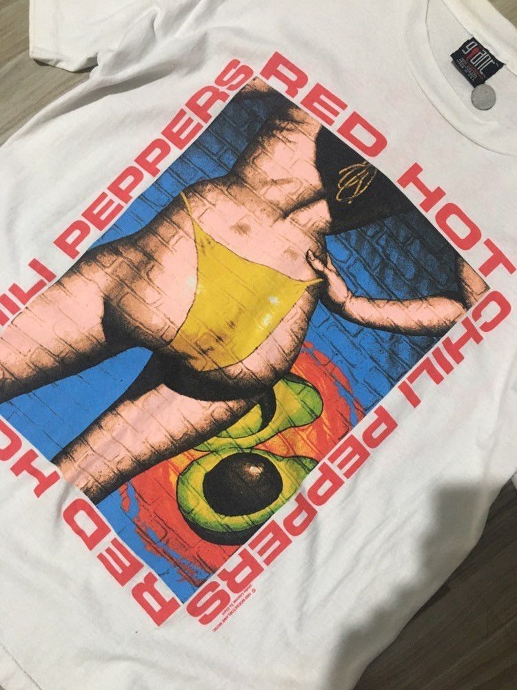 Giant Band Tees × Vintage Vintage 90s Red Hot Chili Pappers Size US XL / EU 56 / 4 - 3 Thumbnail