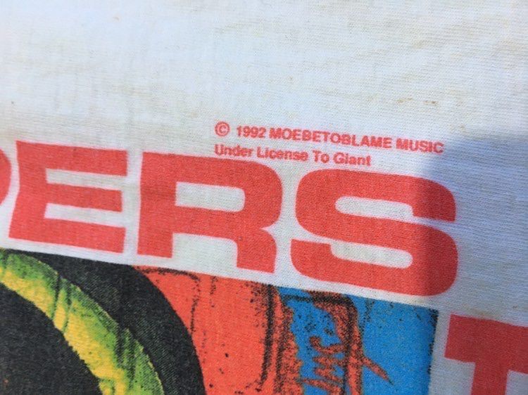 Giant Band Tees × Vintage Vintage 90s Red Hot Chili Pappers Size US XL / EU 56 / 4 - 2 Thumbnail